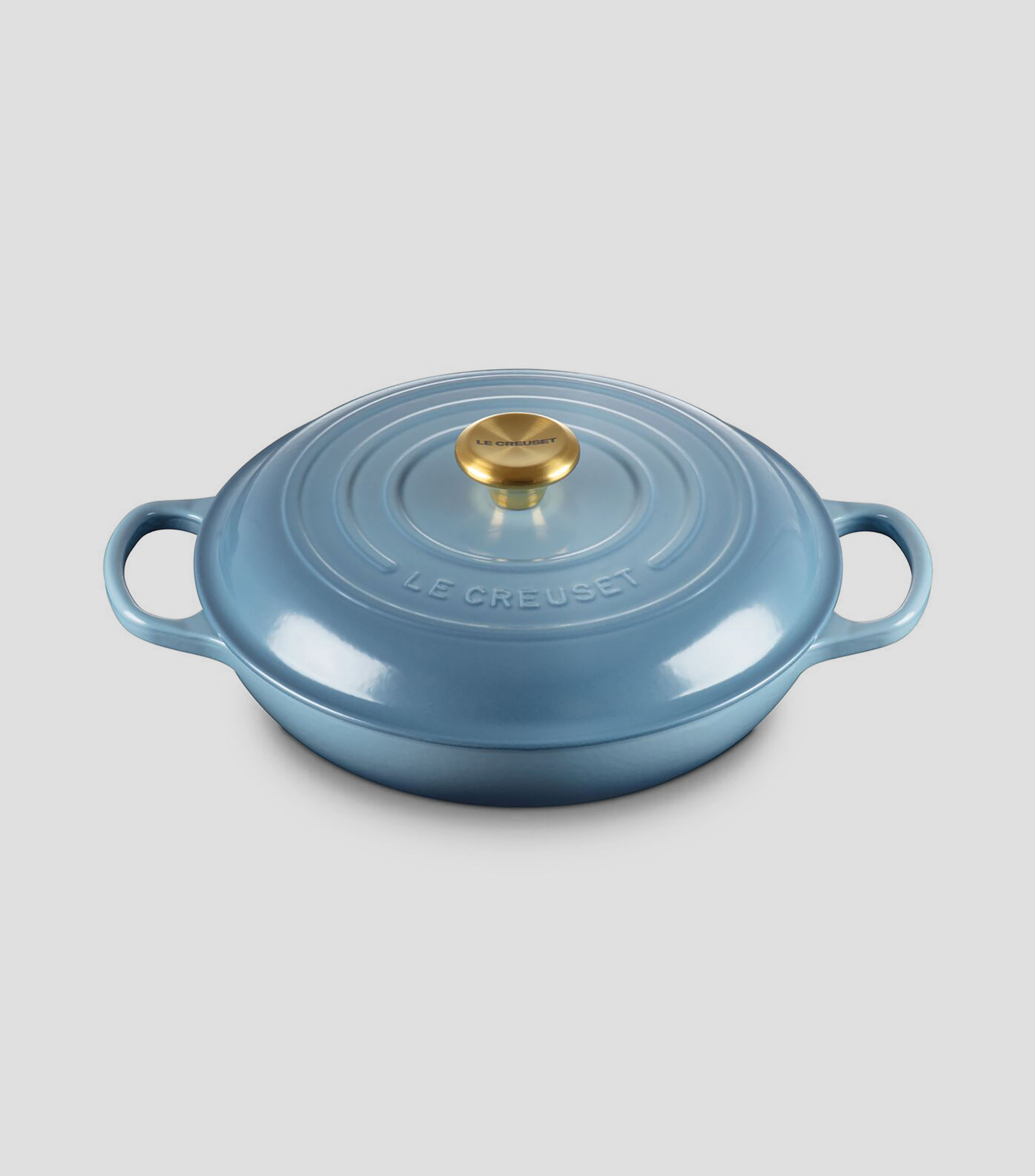 Cacerola en hierro colado Buffet 2.8 L azul