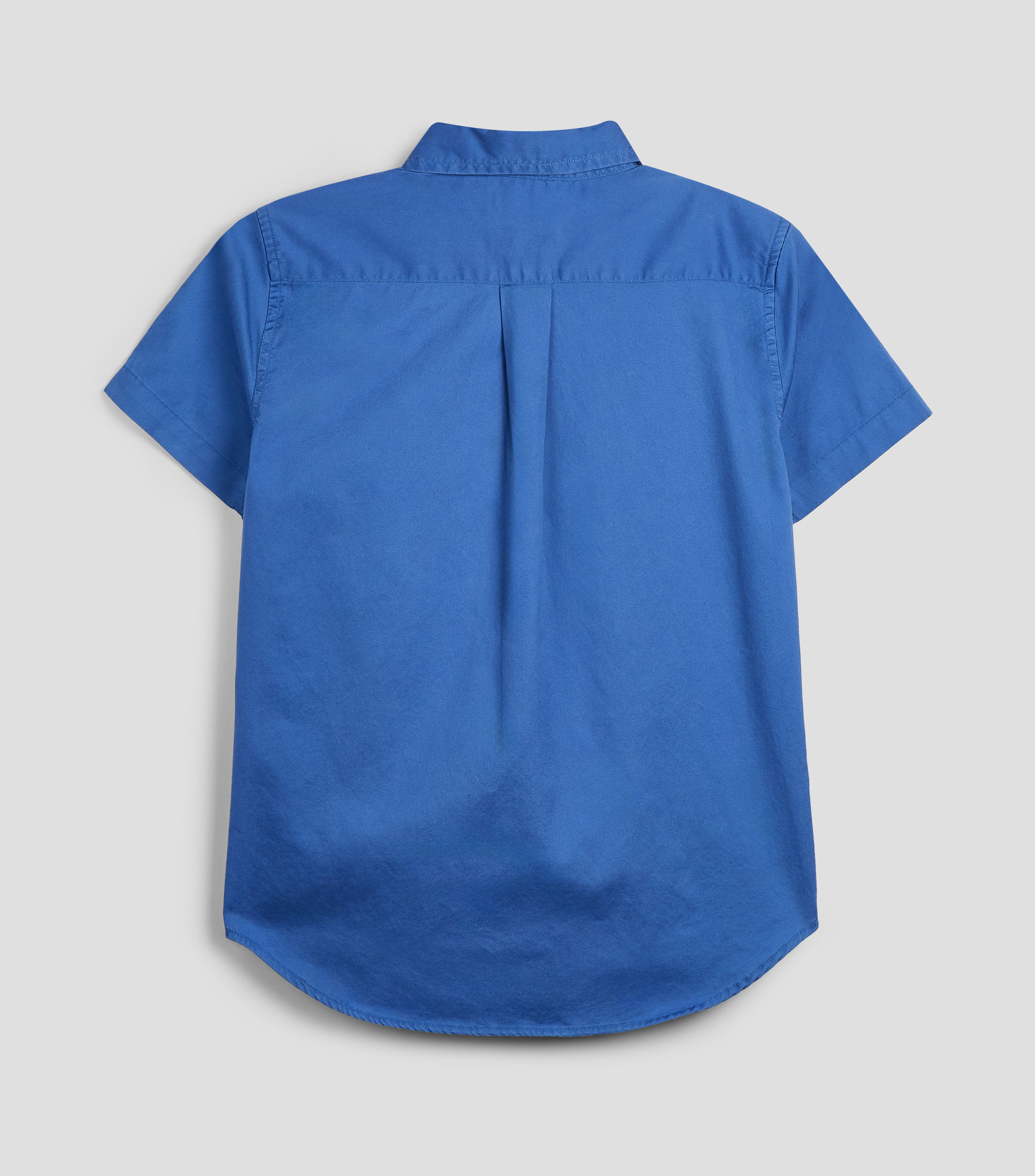 Camisa lisa manga corta Niño