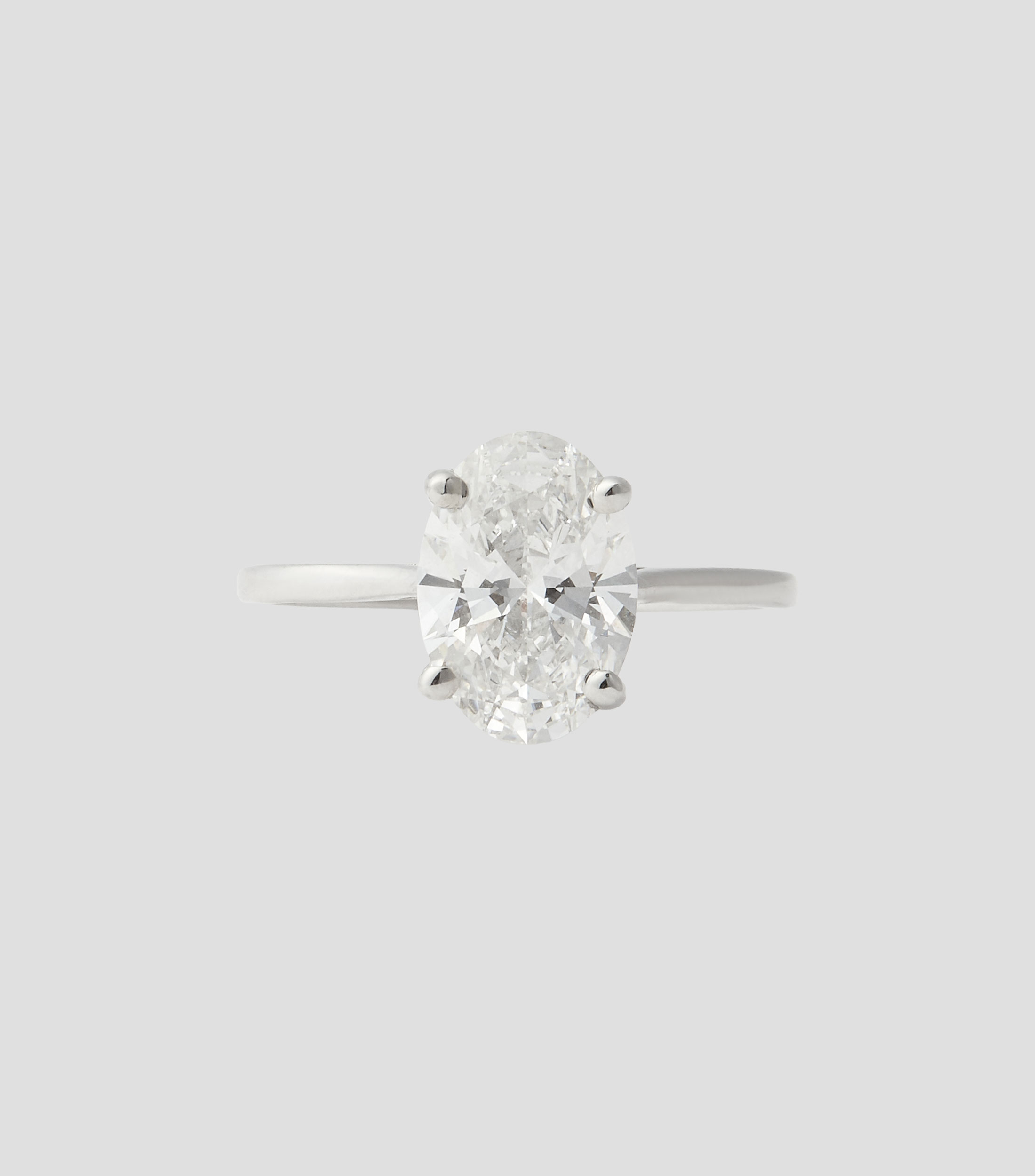 Anillo solitario en Oro de 14 Kilates con diamante de laboratorio Mujer