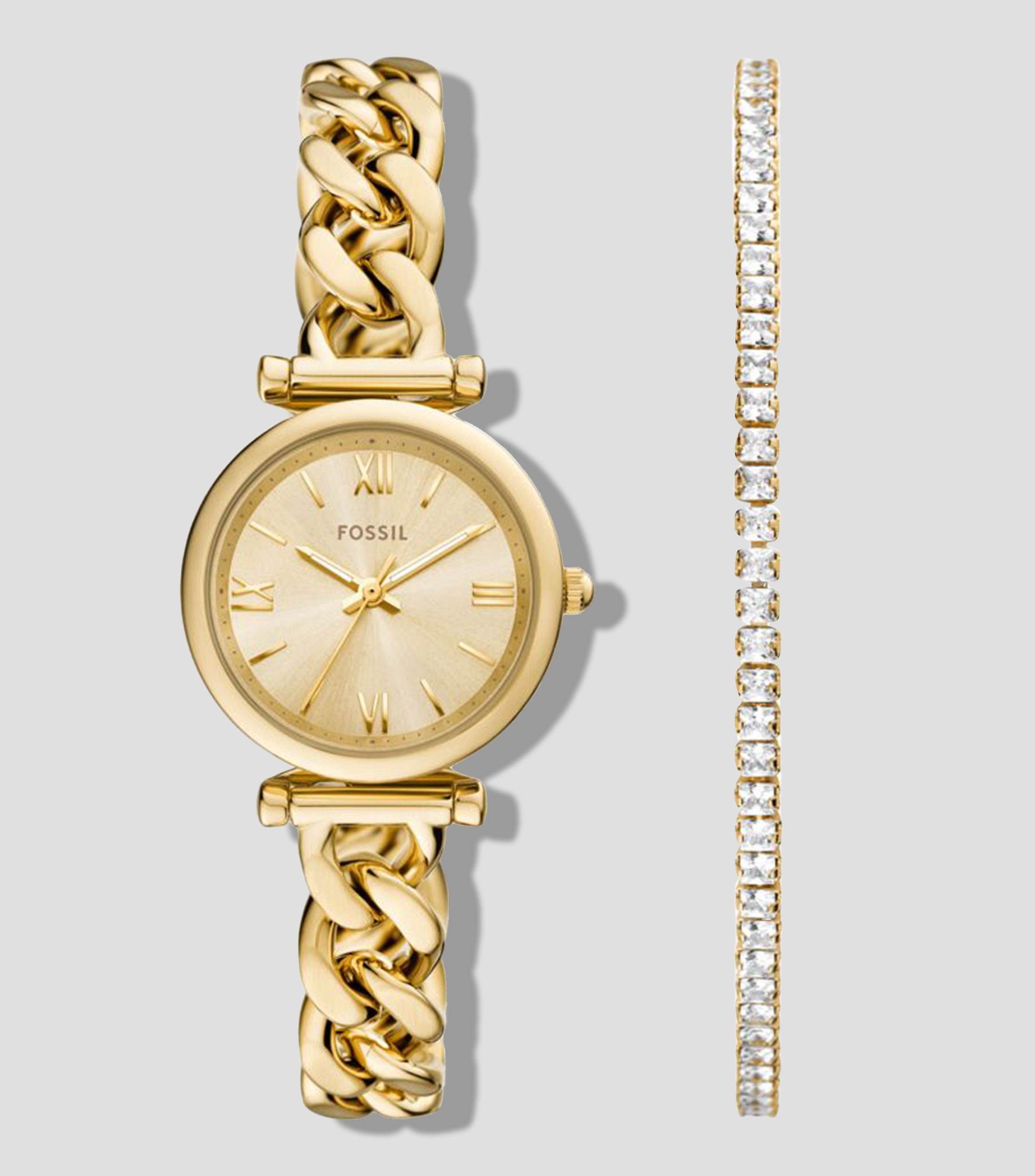 Set de Reloj y Brazalete para Mujer