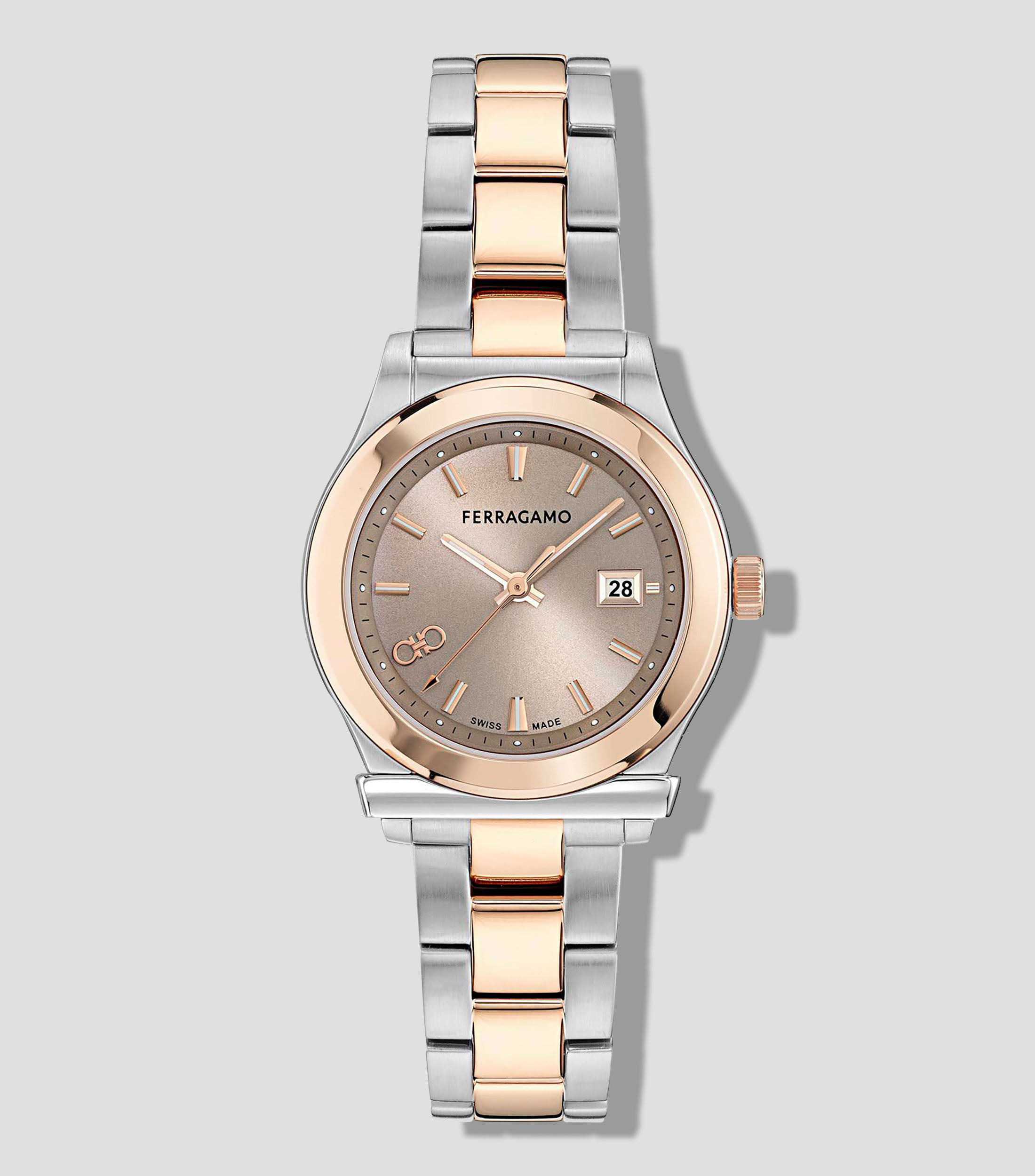 Reloj para Mujer 1927 3H Date casual, color Oro Rosa