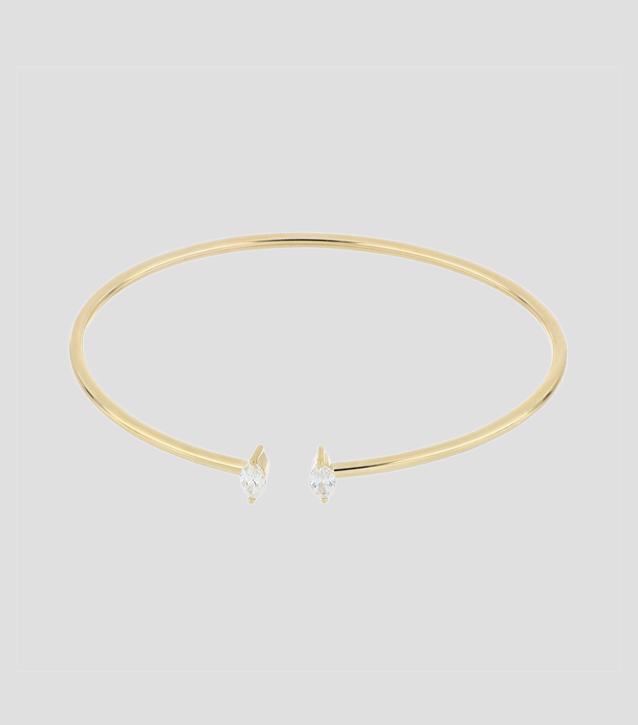 Pulsera en Oro amarillo de 18 Kilates con diamantes Mujer