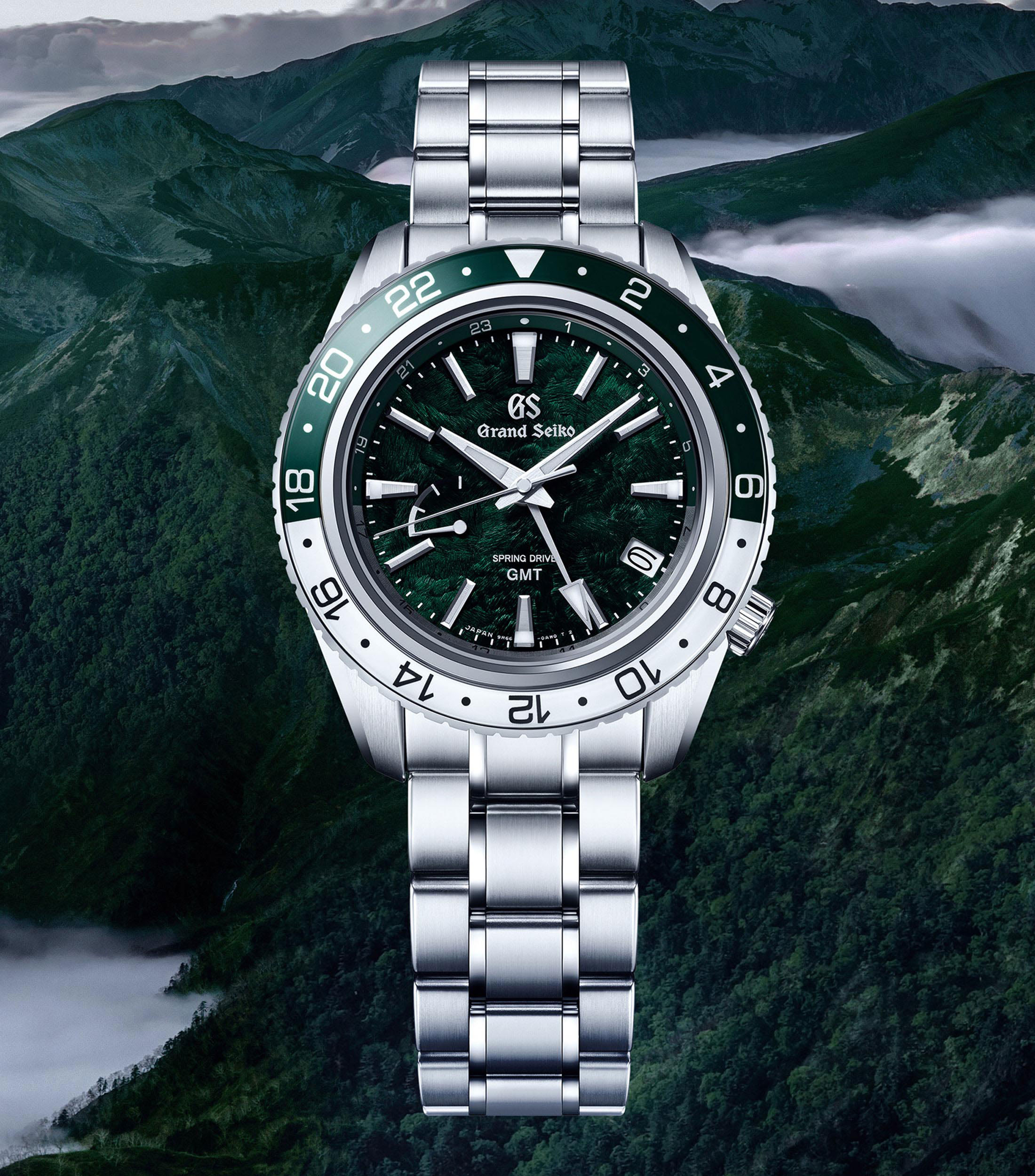 Reloj para Hombre casual Sport plateado, verde
