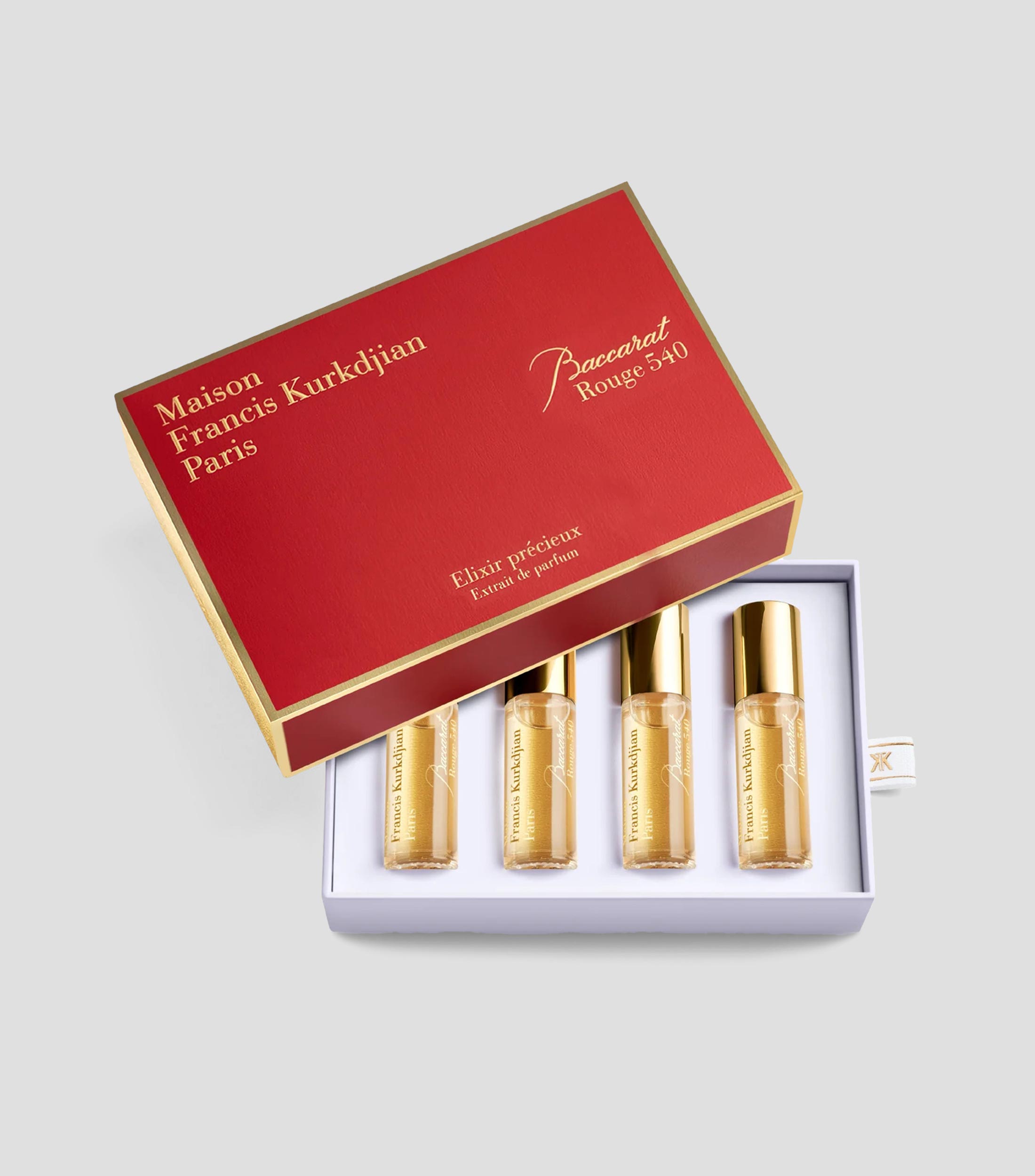 Set de fragancias Baccarat Rouge 540 Precious Elixir Unisex