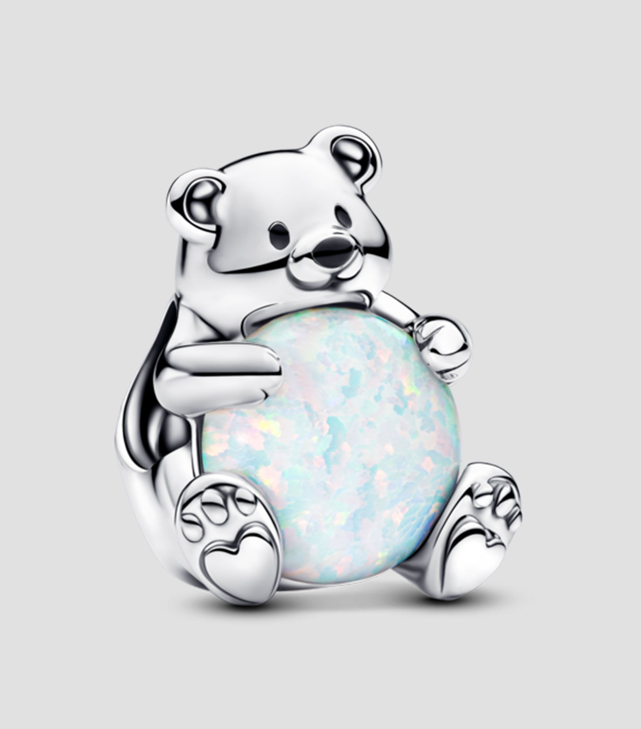 Charm en Plata Polo Bear Mujer