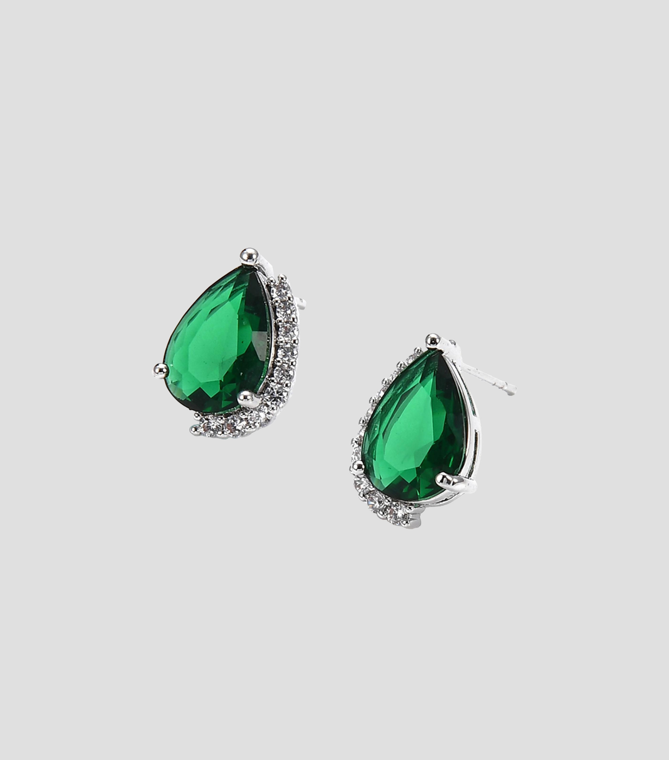 Aretes con Zirconia Mujer