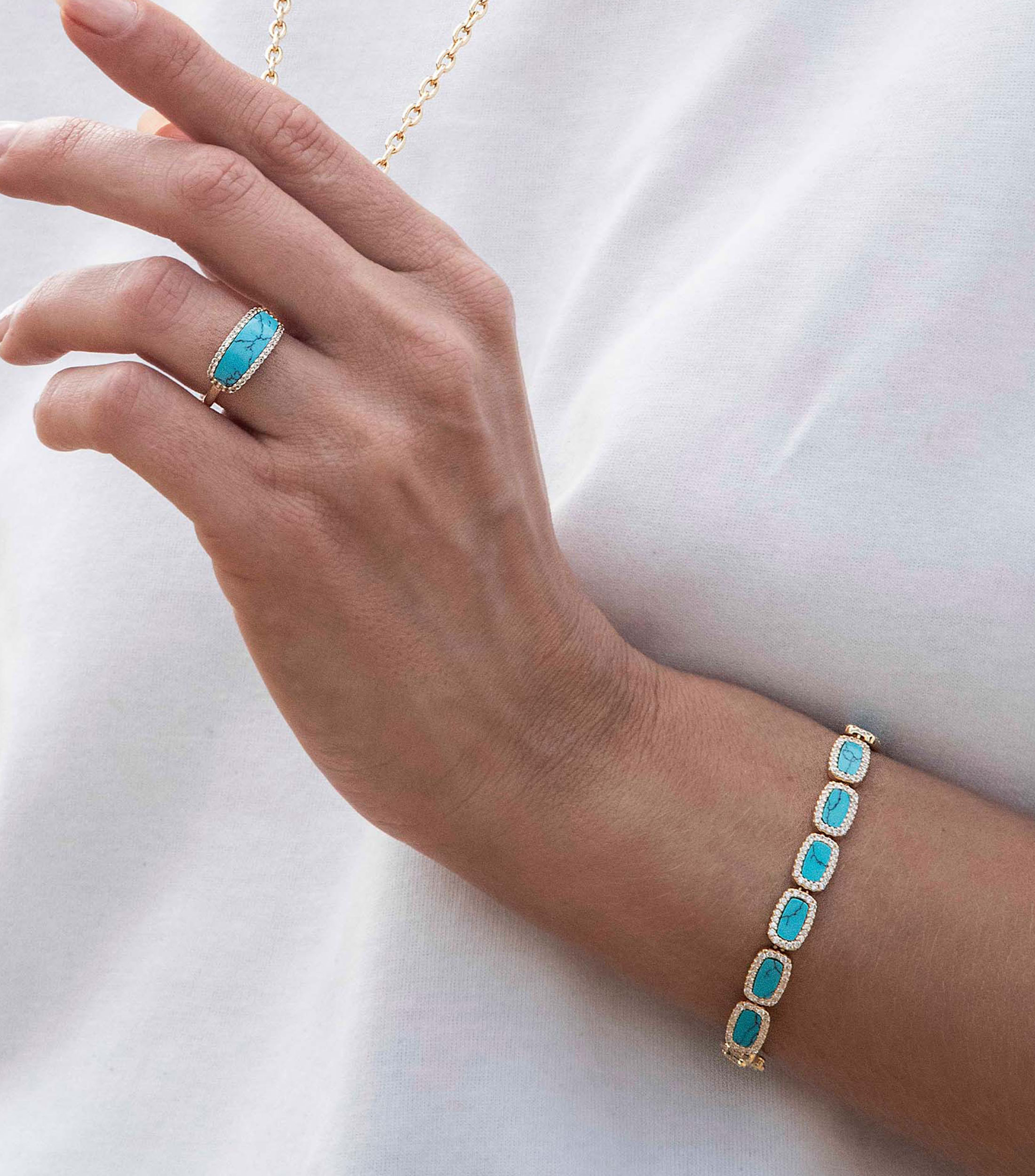 Brazalete con formas ovaladas Unisex