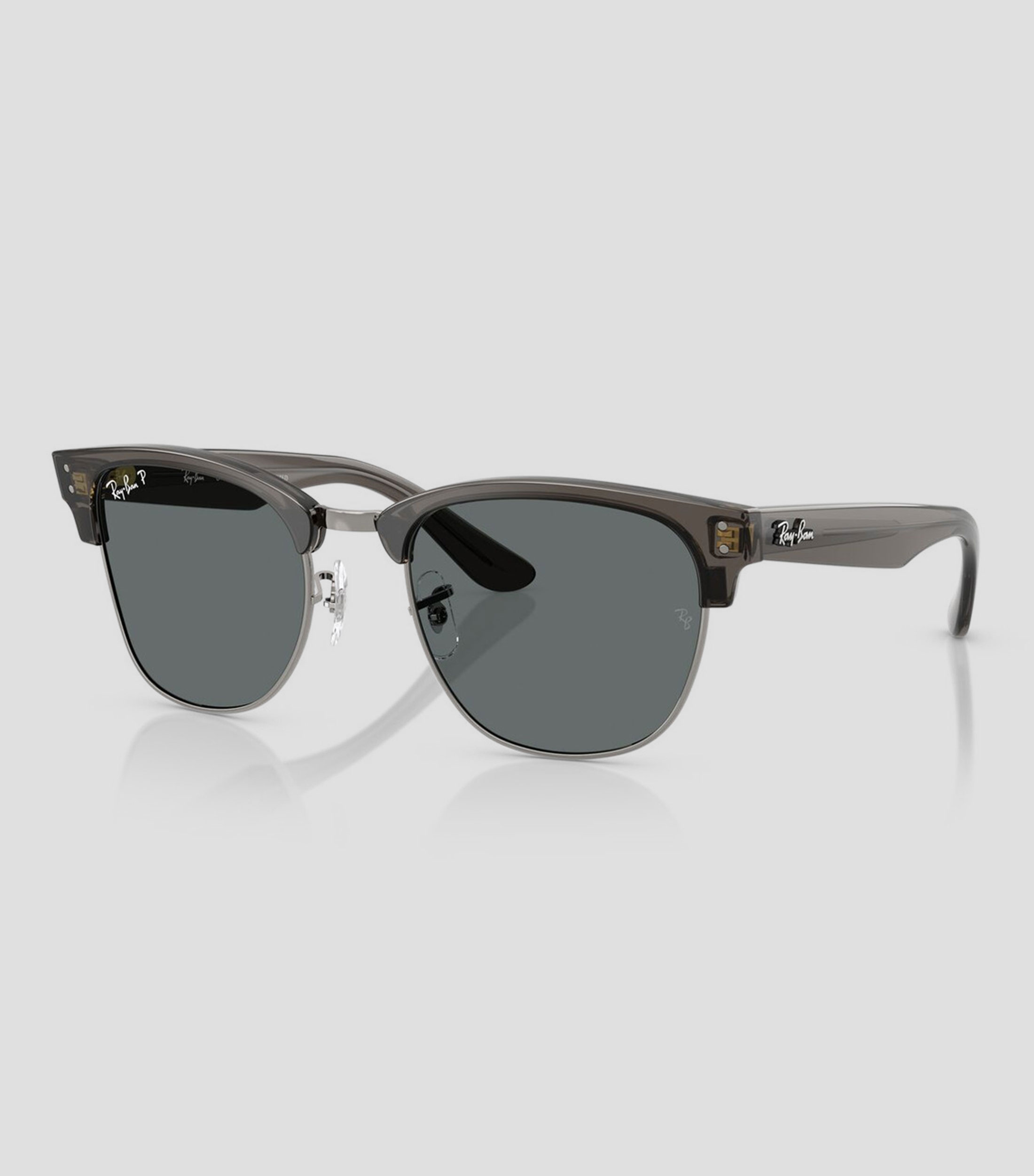 Lentes de sol cuadrados Clubmaster Reverse grises Unisex