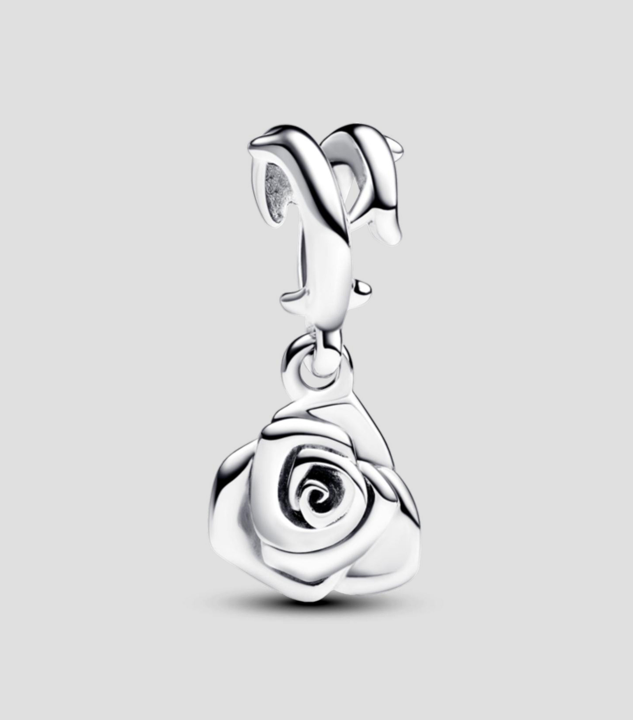 Charm en Plata .925 Rosa Floreciendo Mujer