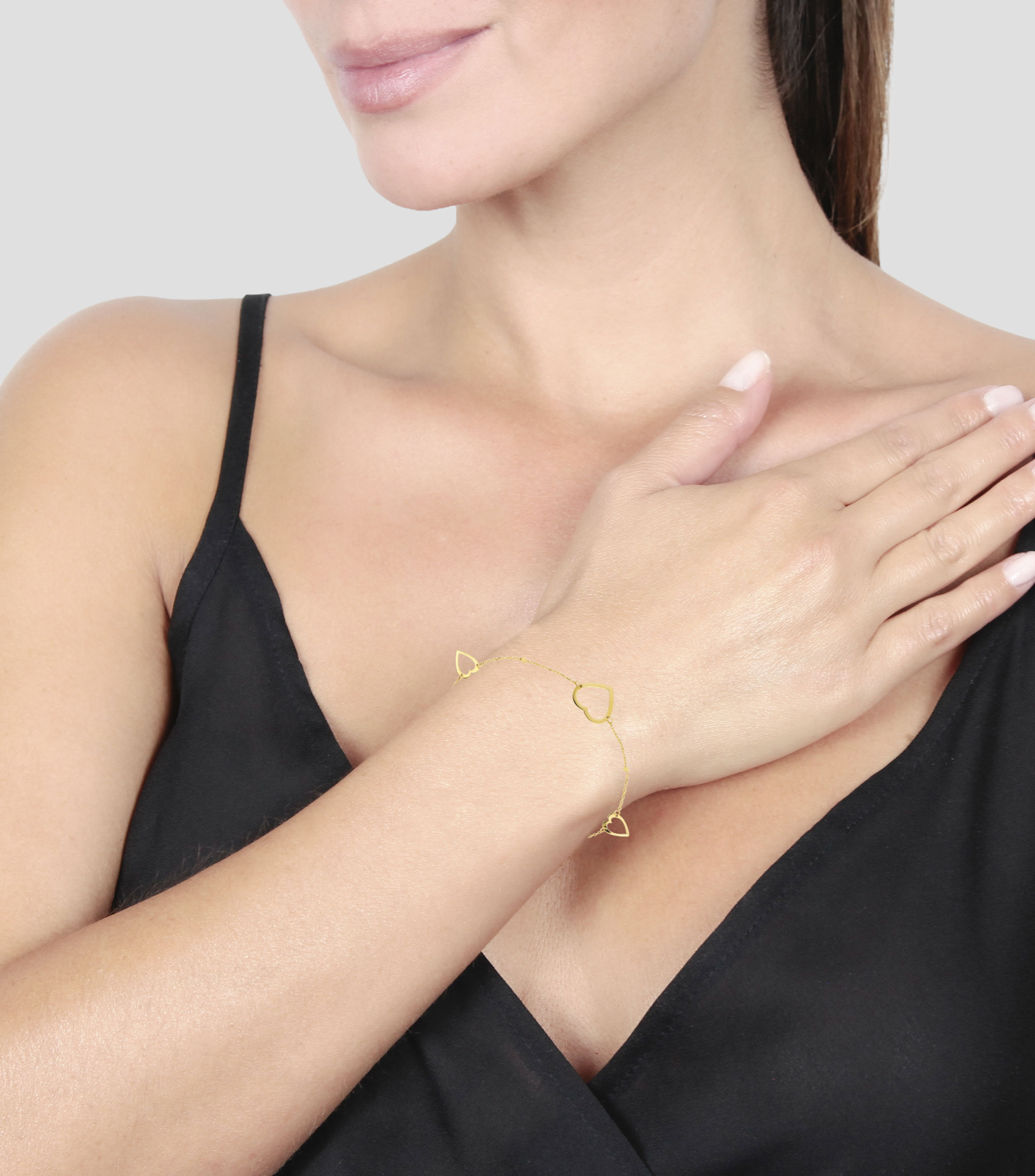 Pulsera en Oro amarillo de 14 Kilates Mujer