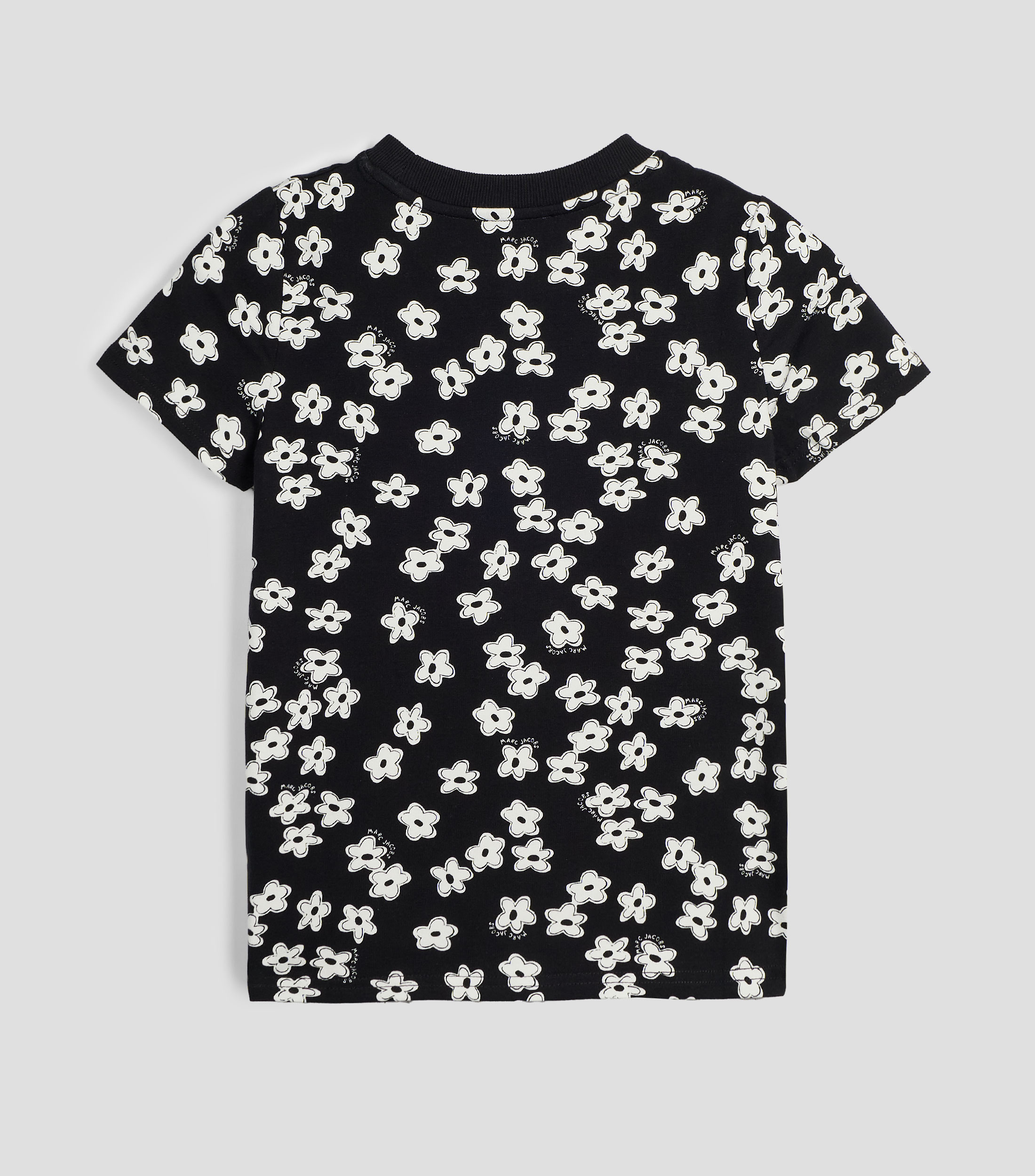 Playera cuello redondo manga corta con estampado Niña