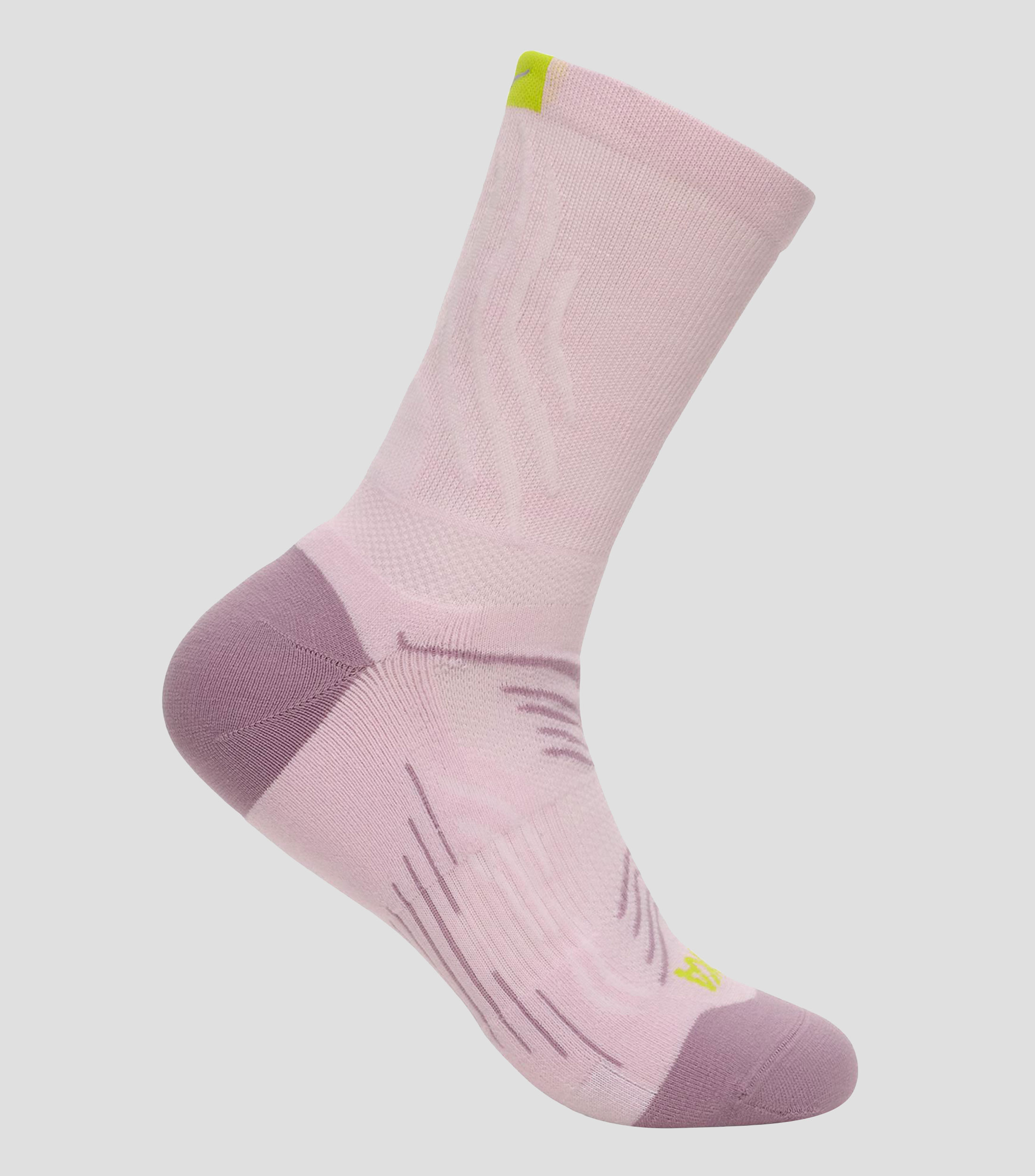 Calcetín para correr liso con detalle decorativo Hombre