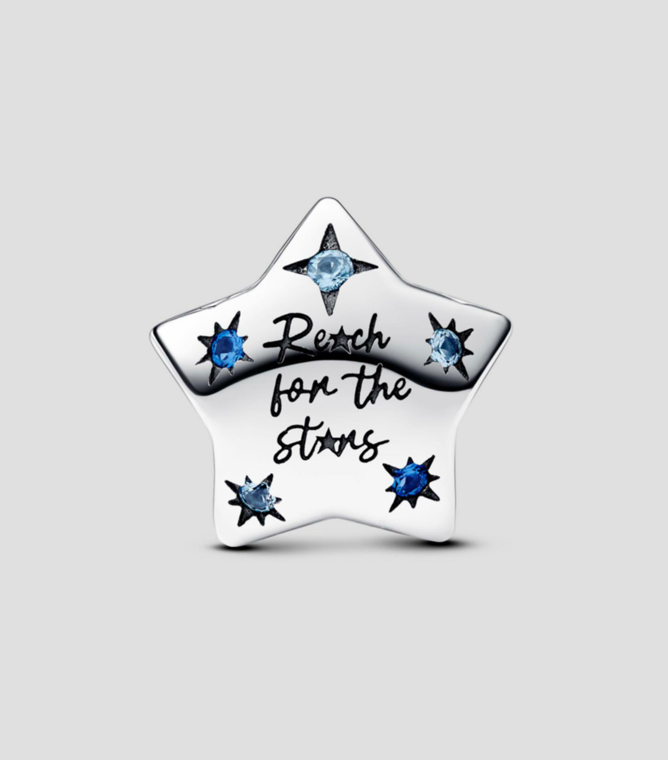 Charm en Plata .925 Estrella con Cristales Mujer