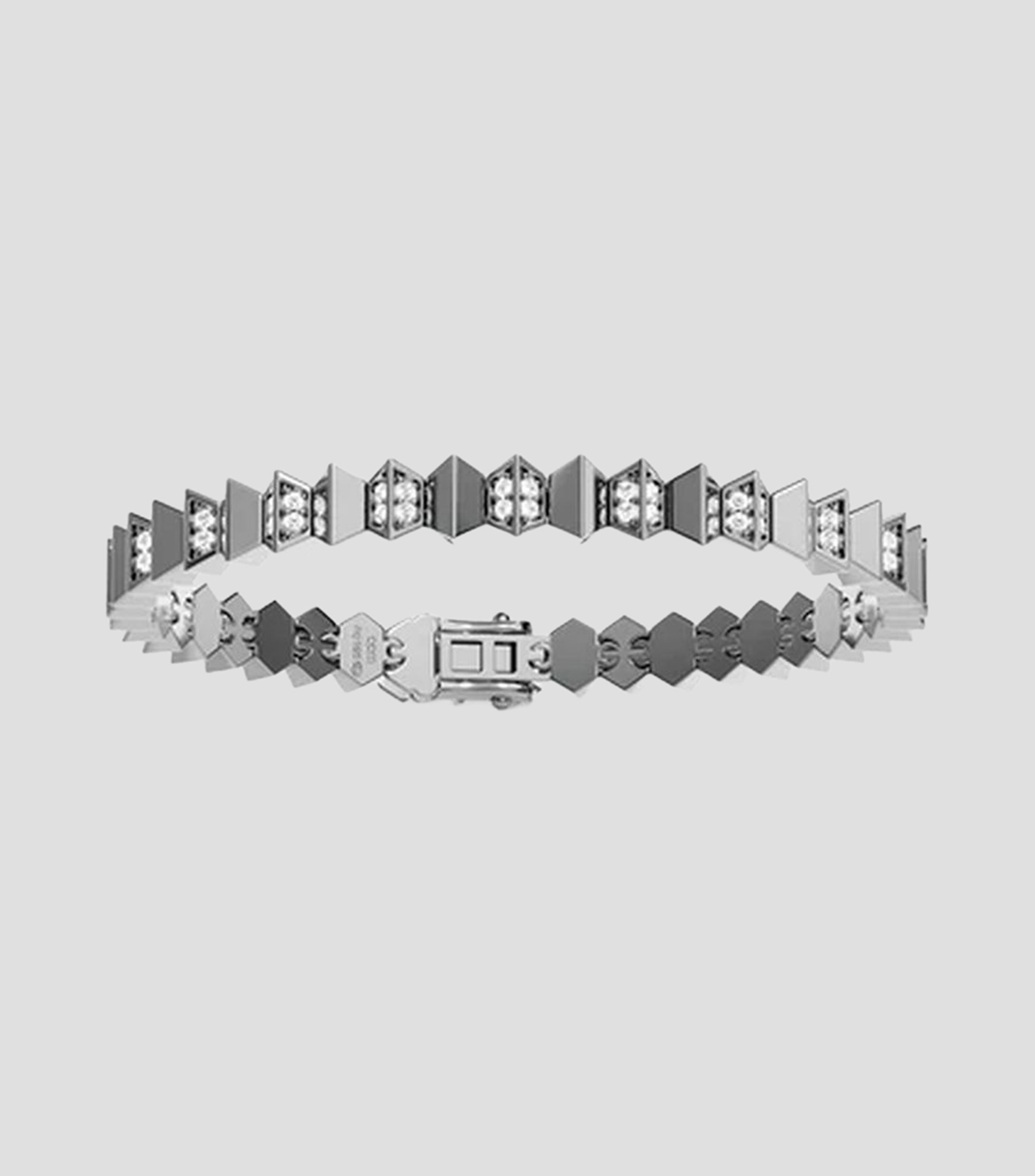 Pulsera plata de primera ley Automne con circonitas Mujer