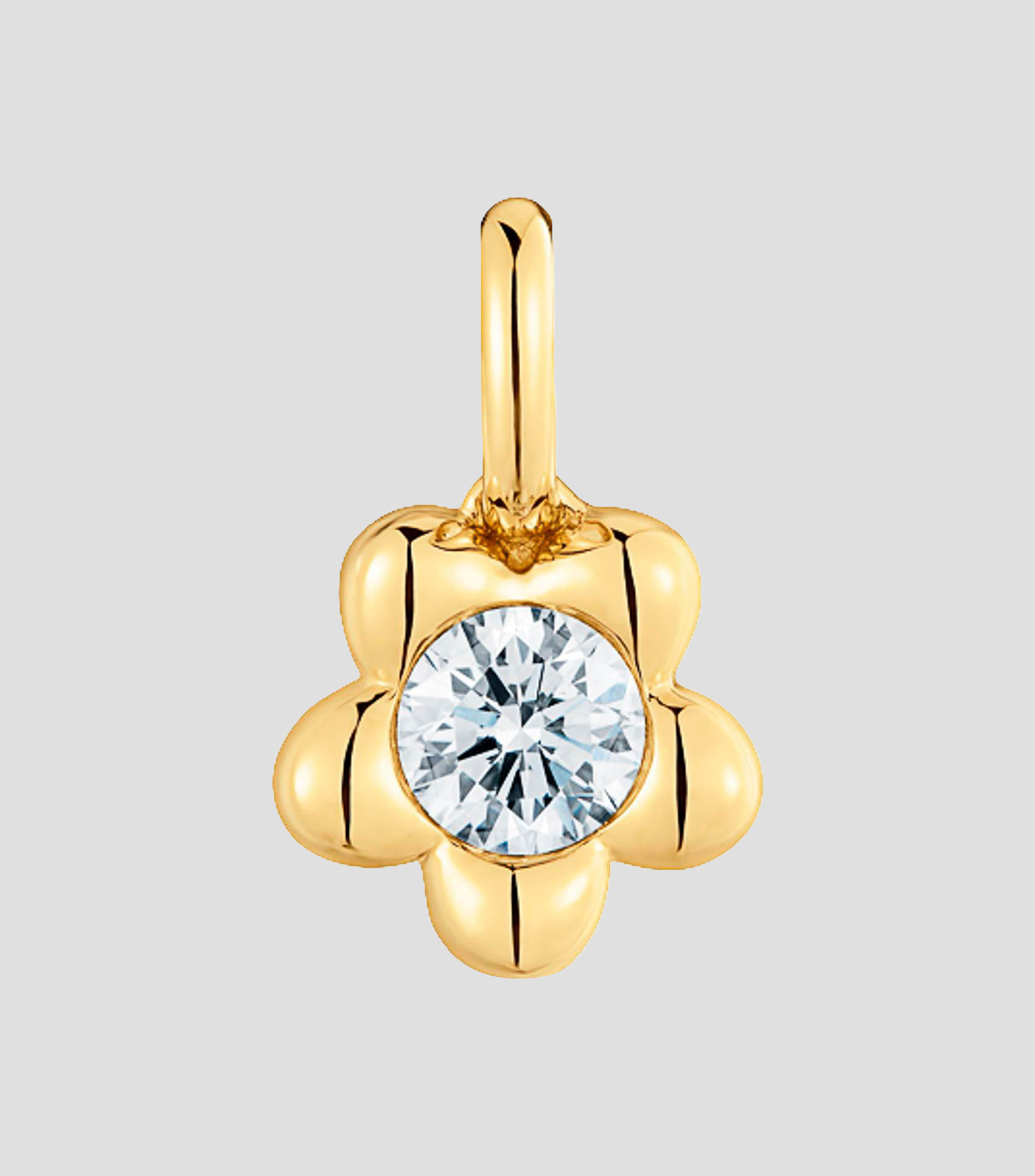 Dije en Oro de 14 Kilates Flor Mujer
