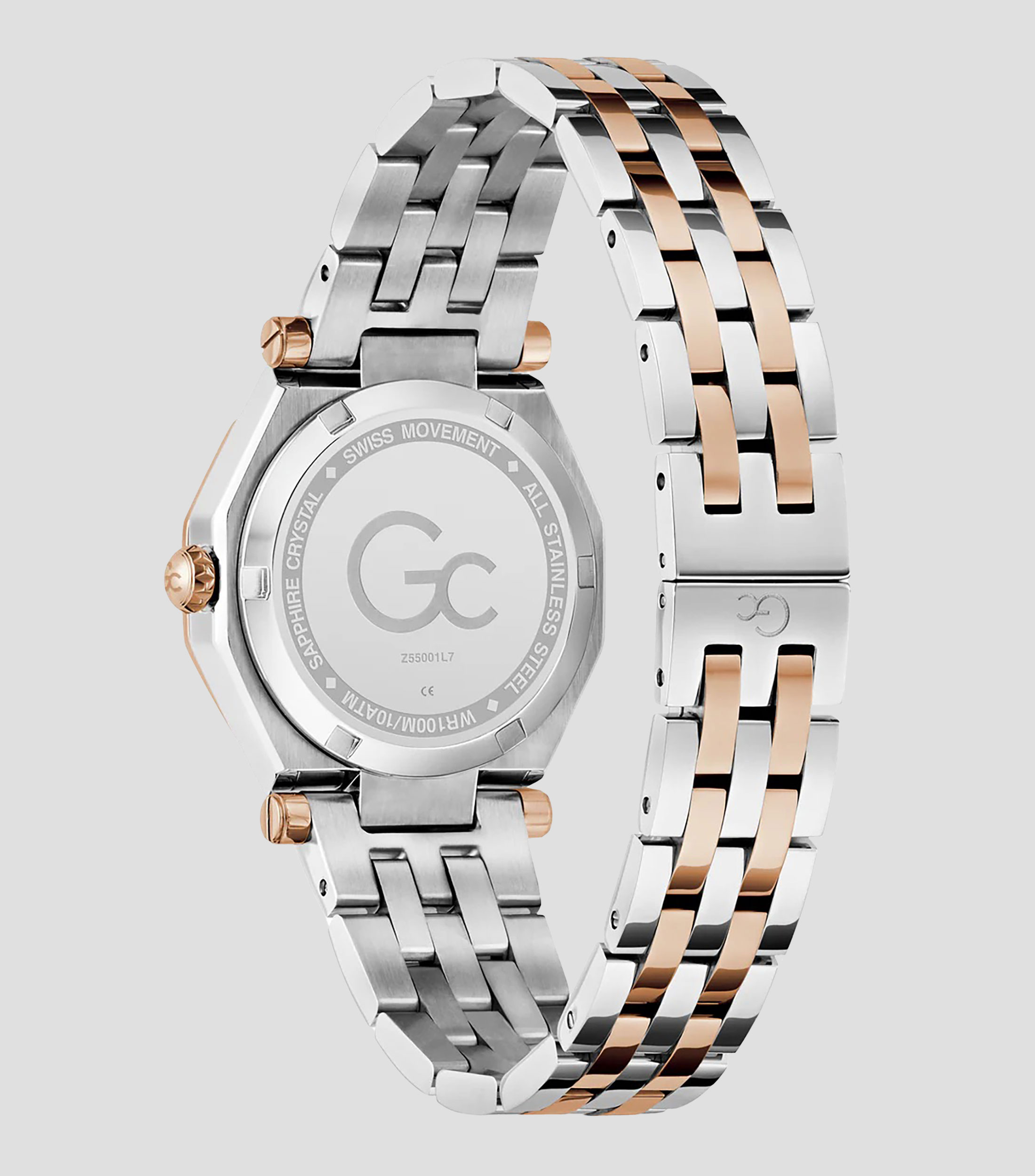 Reloj para Mujer Gleam casual plateado/rosa