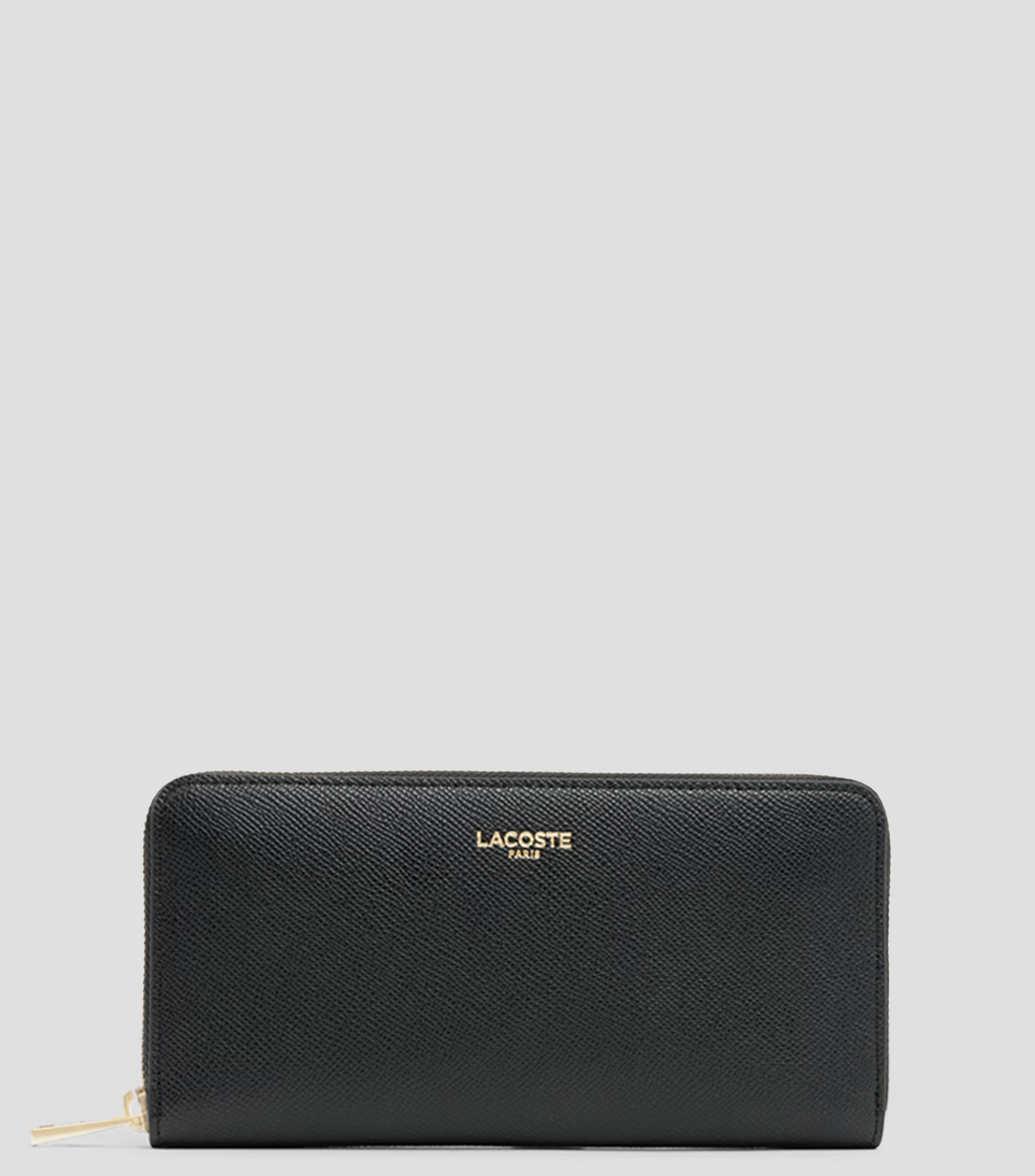 Cartera lisa con detalle texturizado Mujer