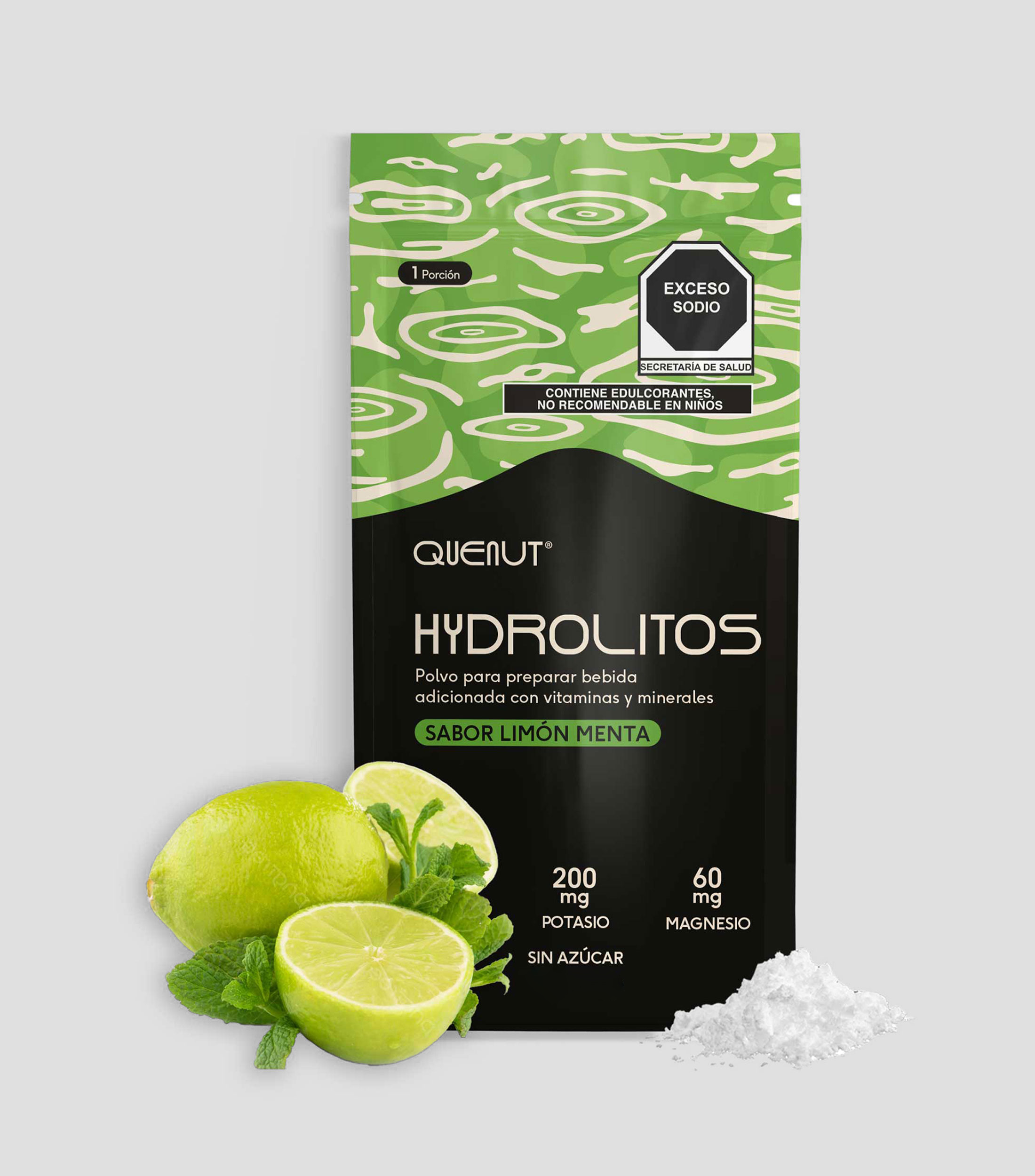 Suplemento Hydrolitos Limón- Menta, 180 g