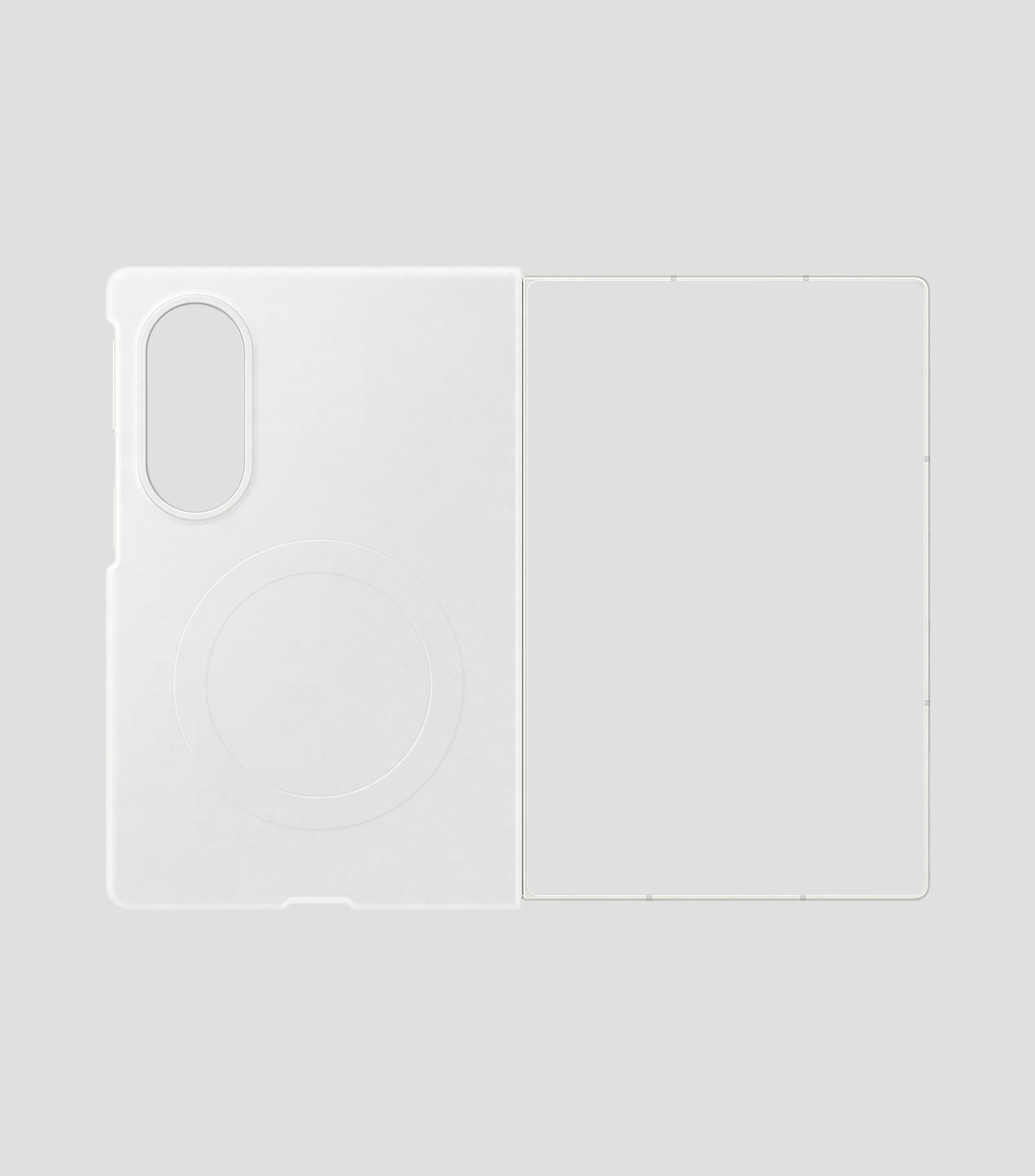 Funda para celular Galaxy Z Fold 8 magnética Crema