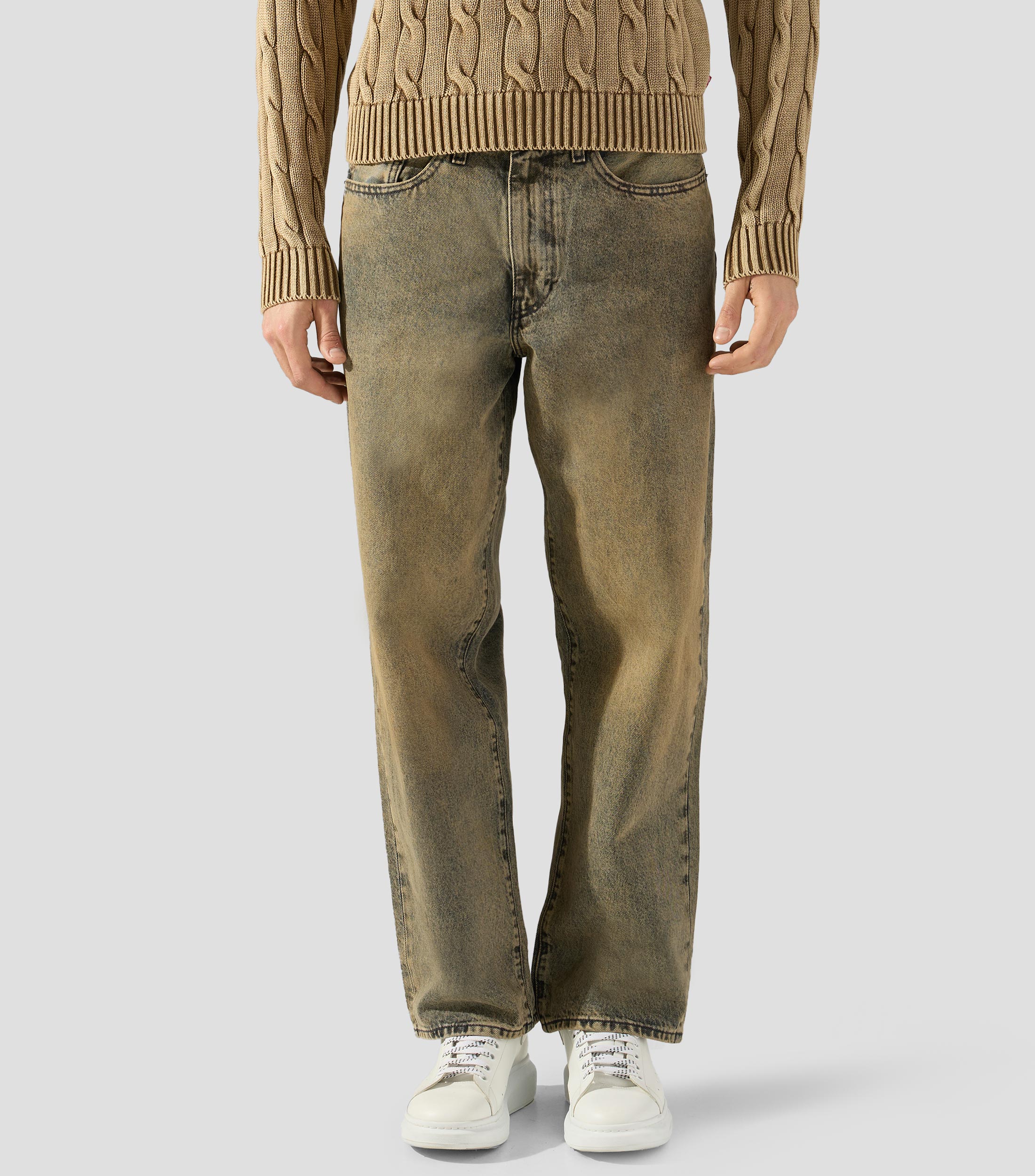 Jeans de corte amplio Hombre