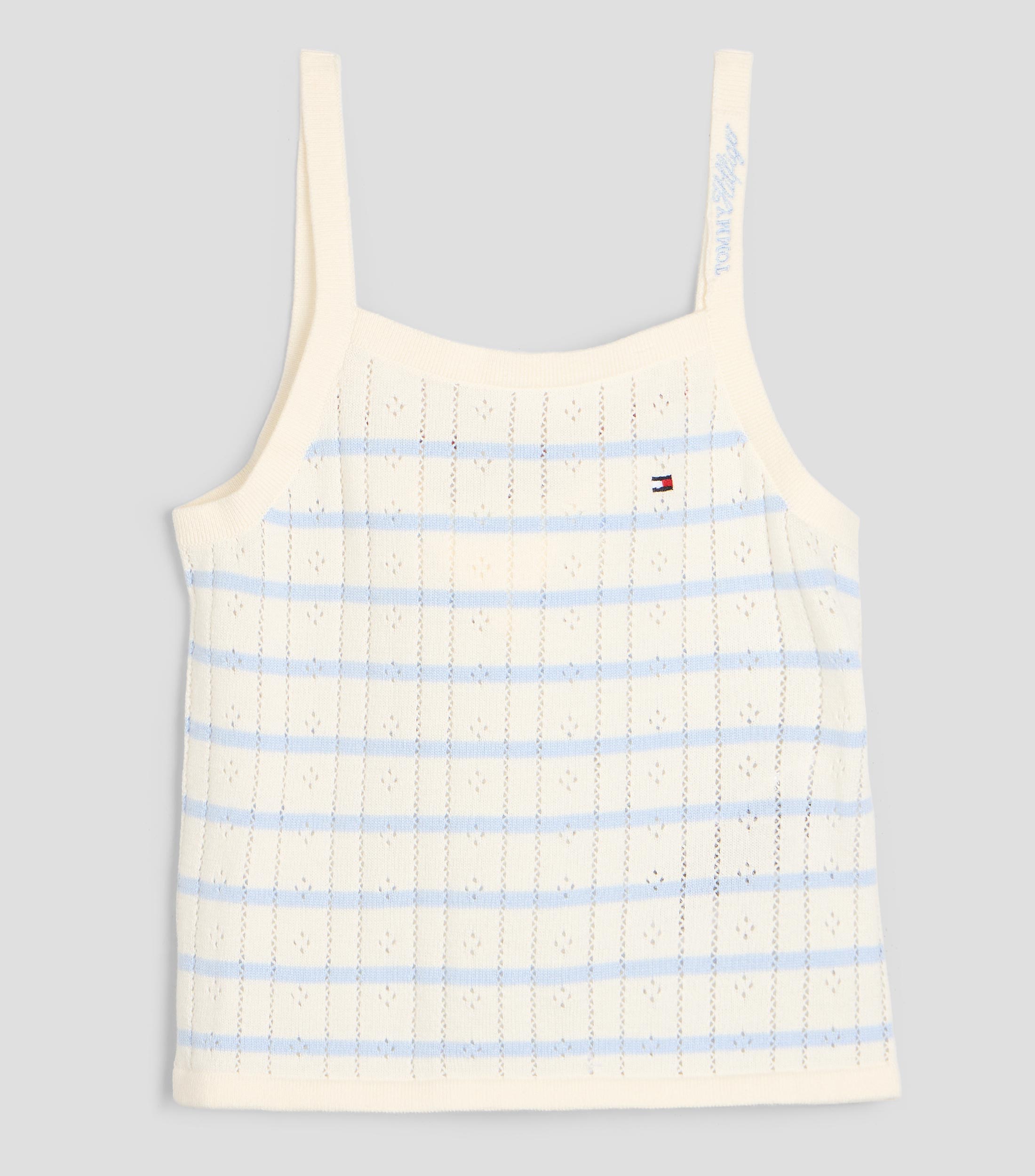 Blusa con rayas sin mangas Niña