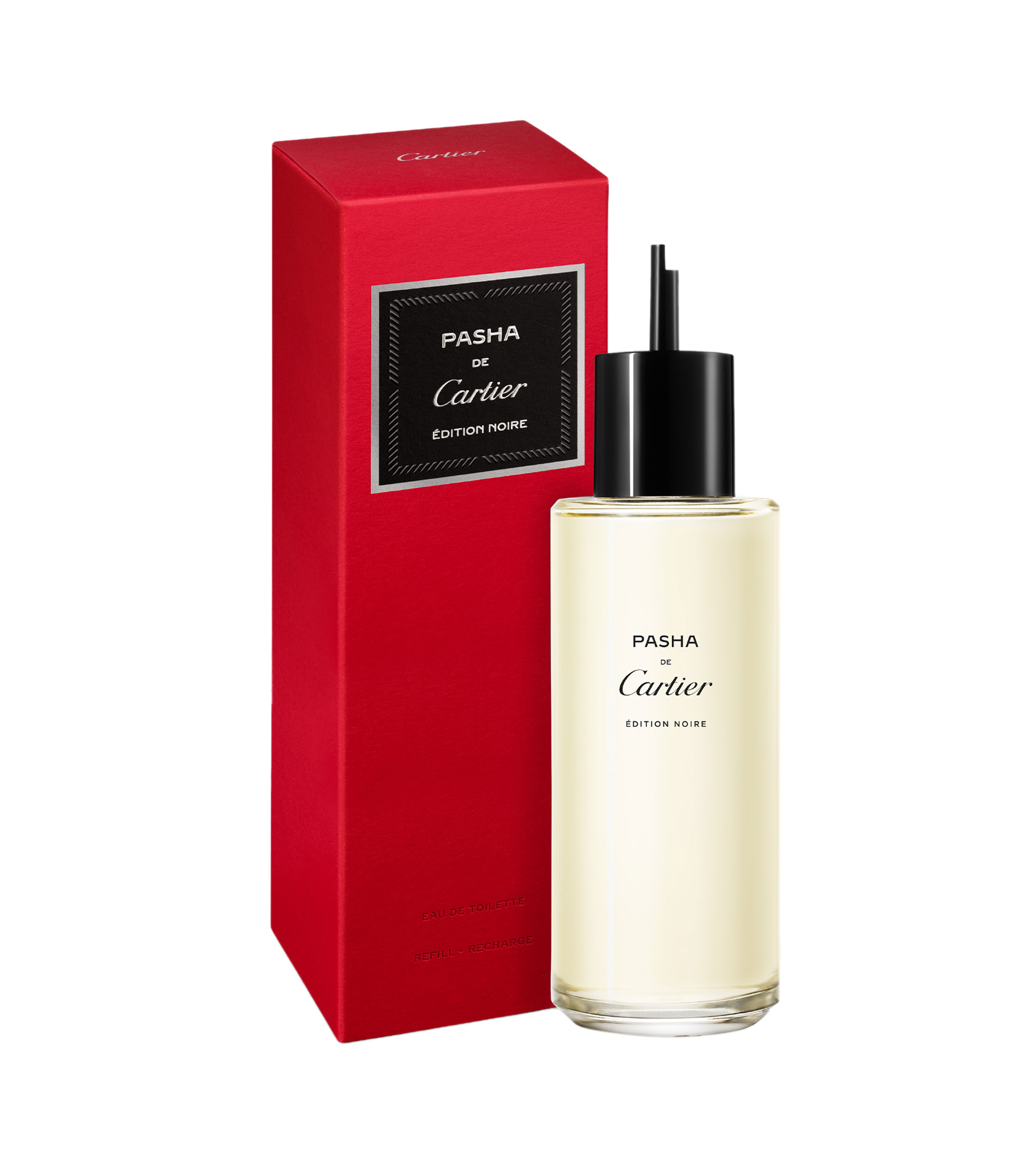 Perfume Cartier Pasha Edition Noire Refill Eau de Toilette, 200 ml para Hombre