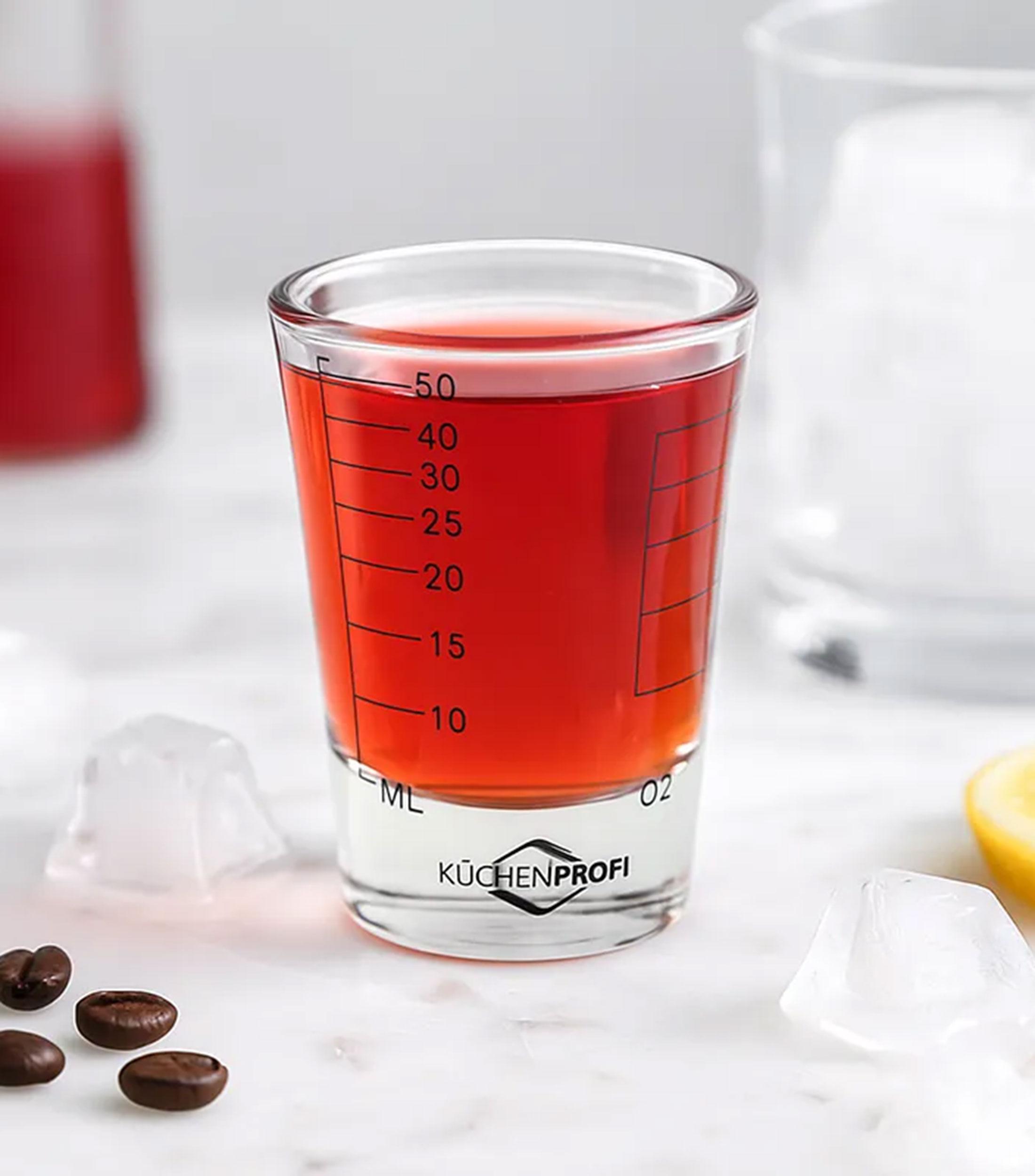 Mini Vaso Medidor transparente
