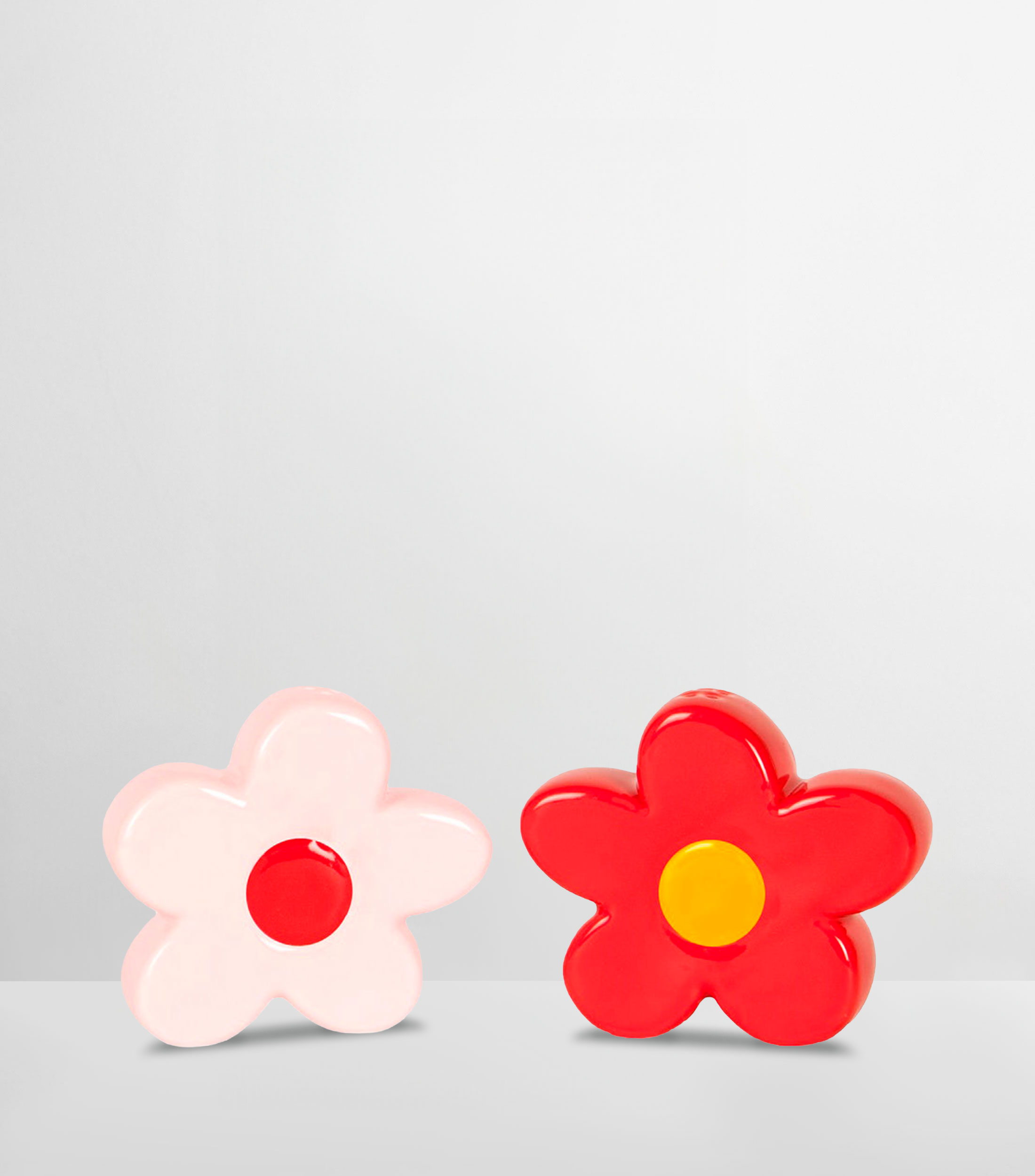 Set salero y pimentero Daisy Collection multicolor