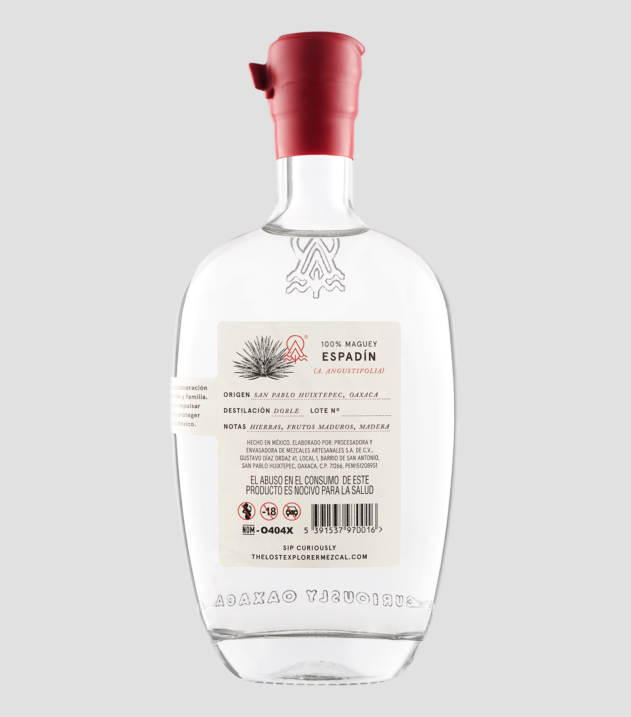 Mezcal Artesanal Espadín, 750 ml