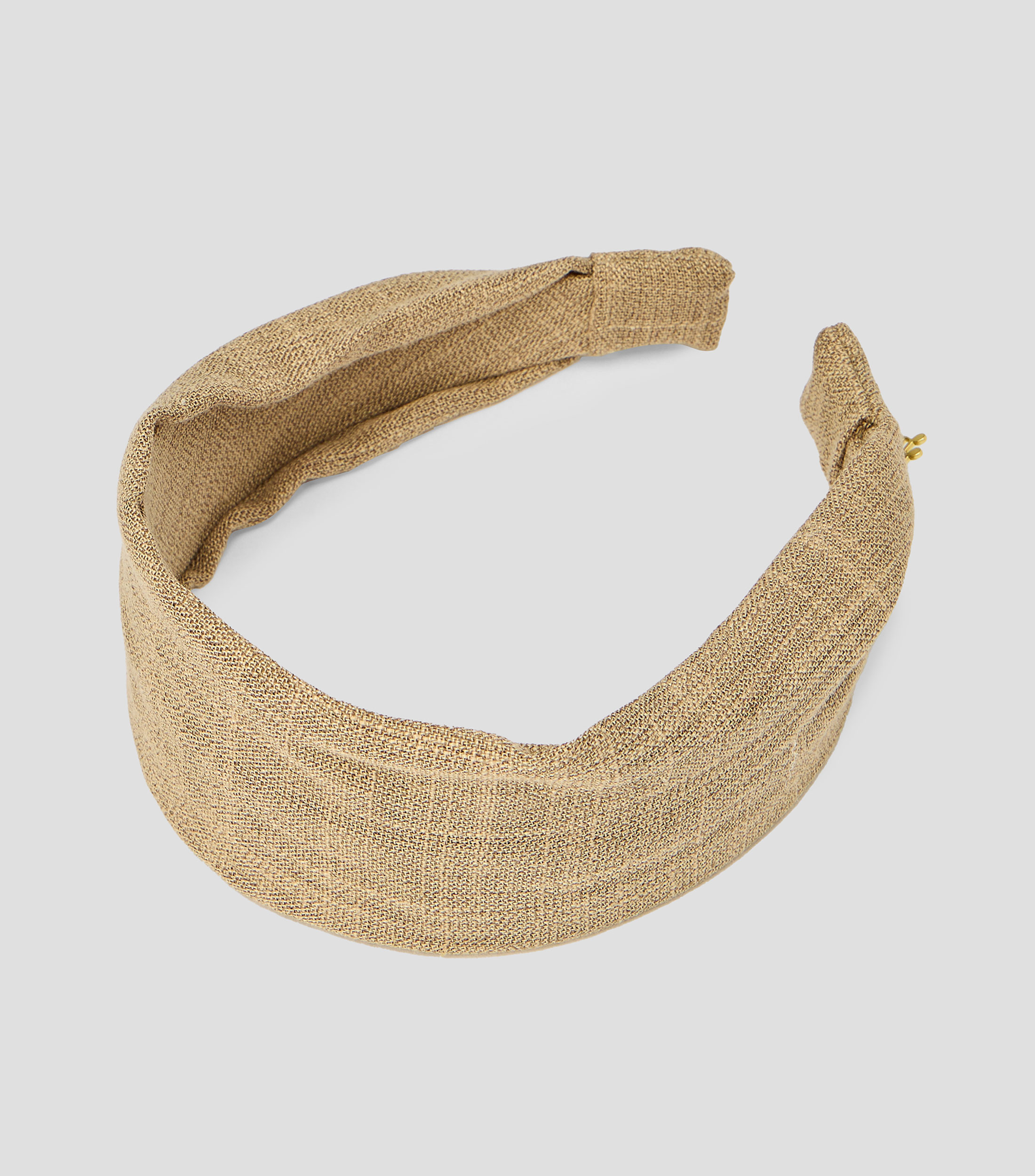 Diadema Pressume Pressume de Rafia Café Mujer