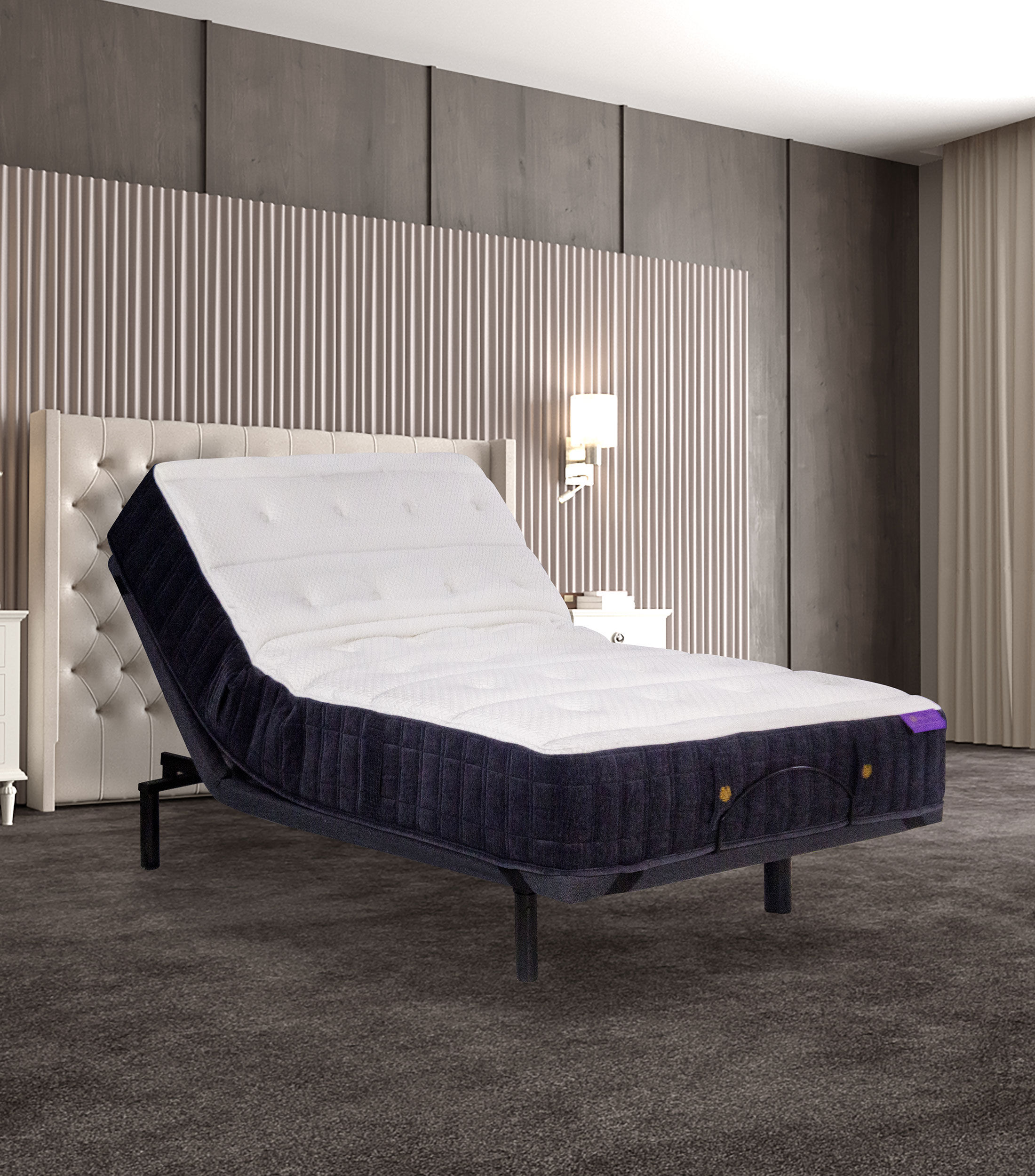 Set de Colchón y Base Magnus Ajustable King Size