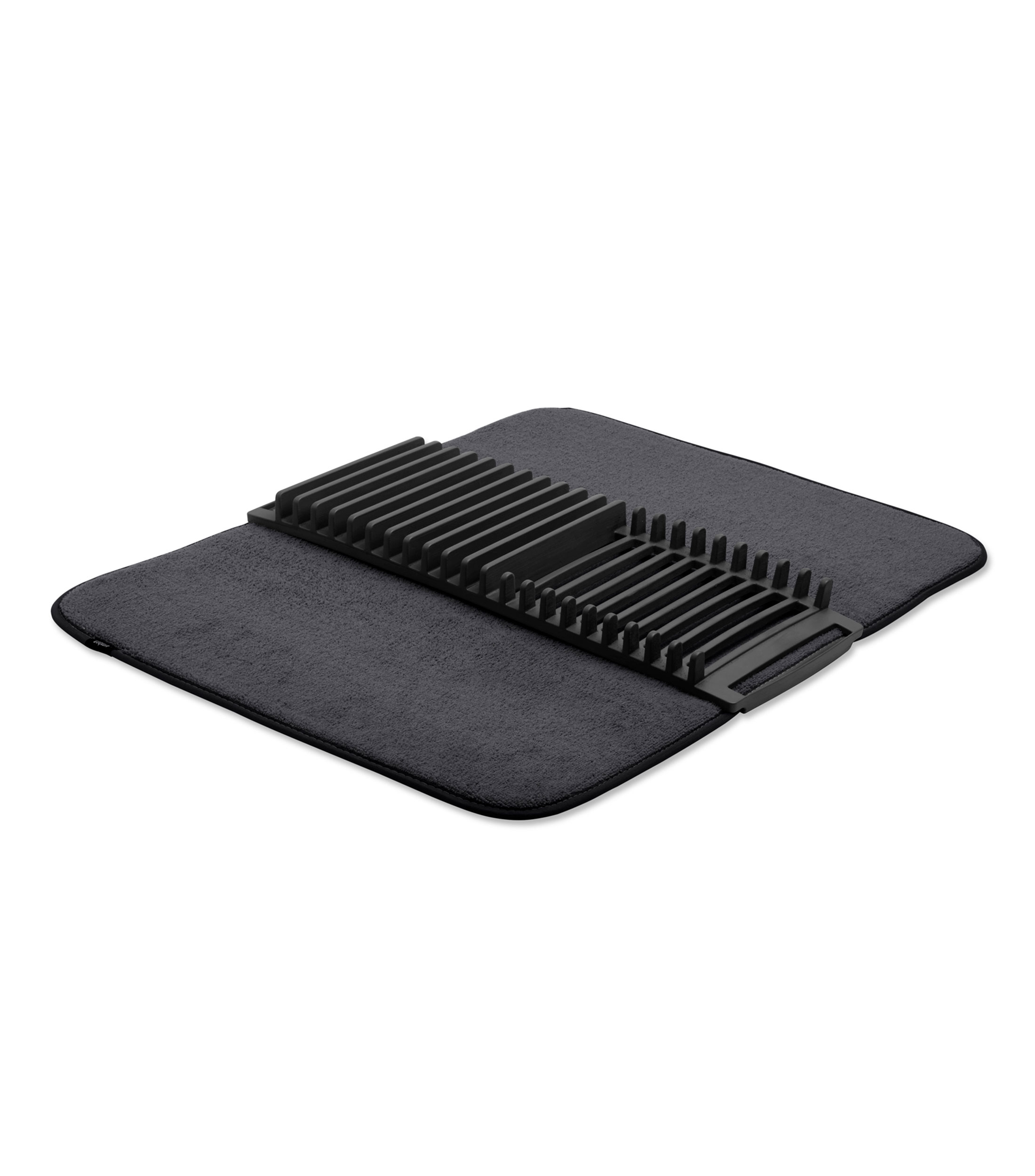 Tapete con escurridor para platos negro