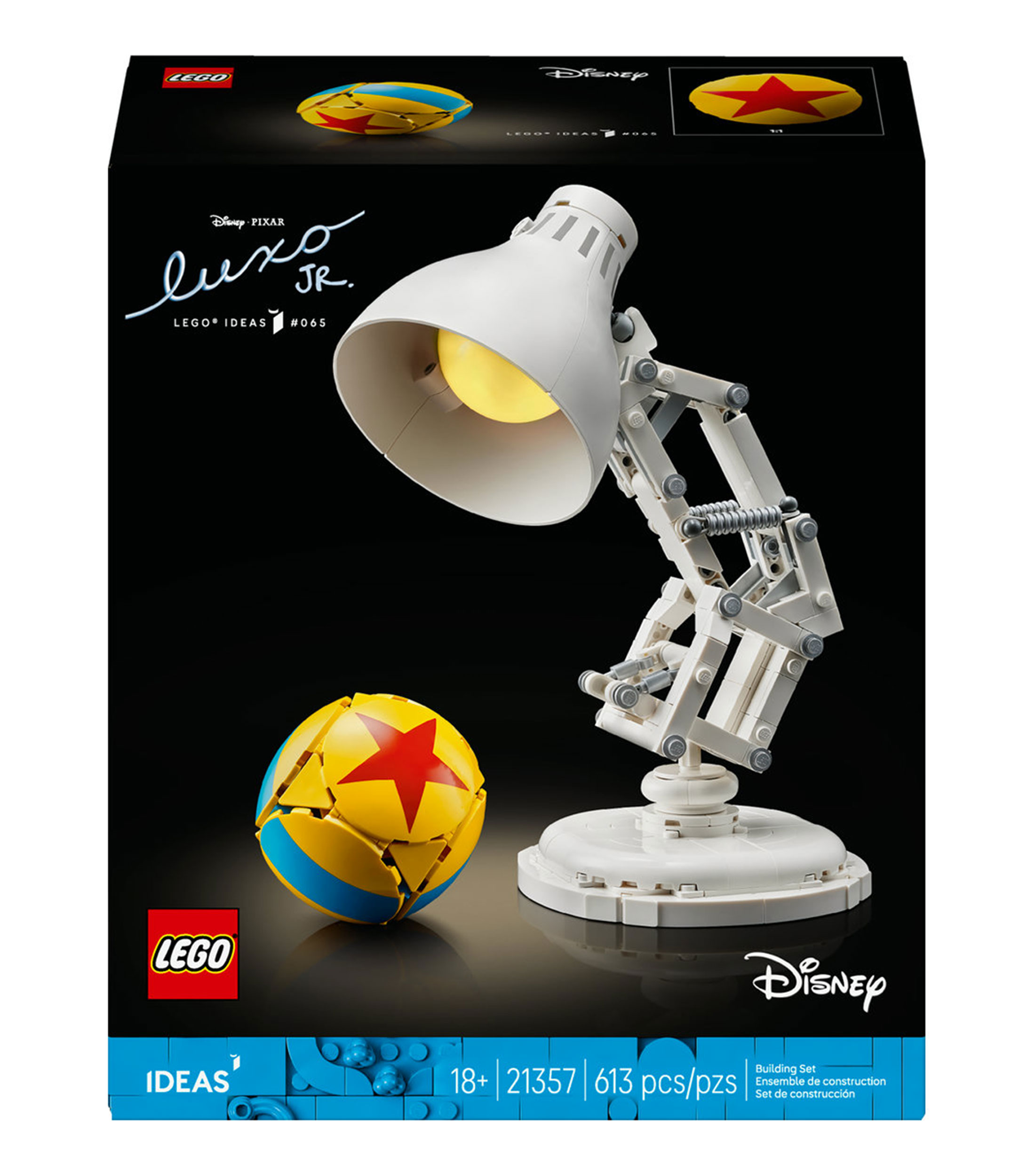 Lego Ideas Disney Pixar Luxo Jr. Modelo Construible 21357