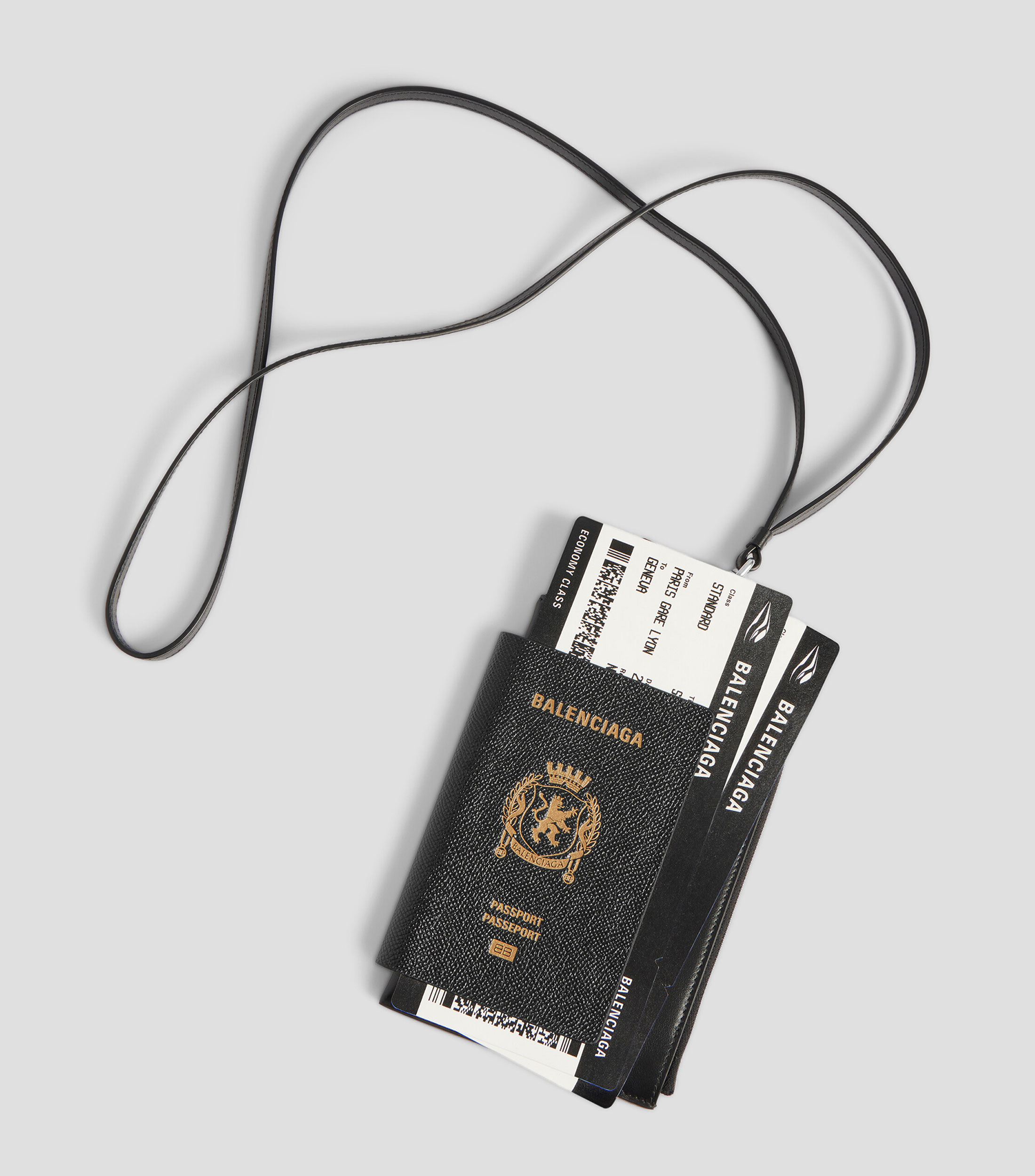 Funda para celular universal Passport negro estampado