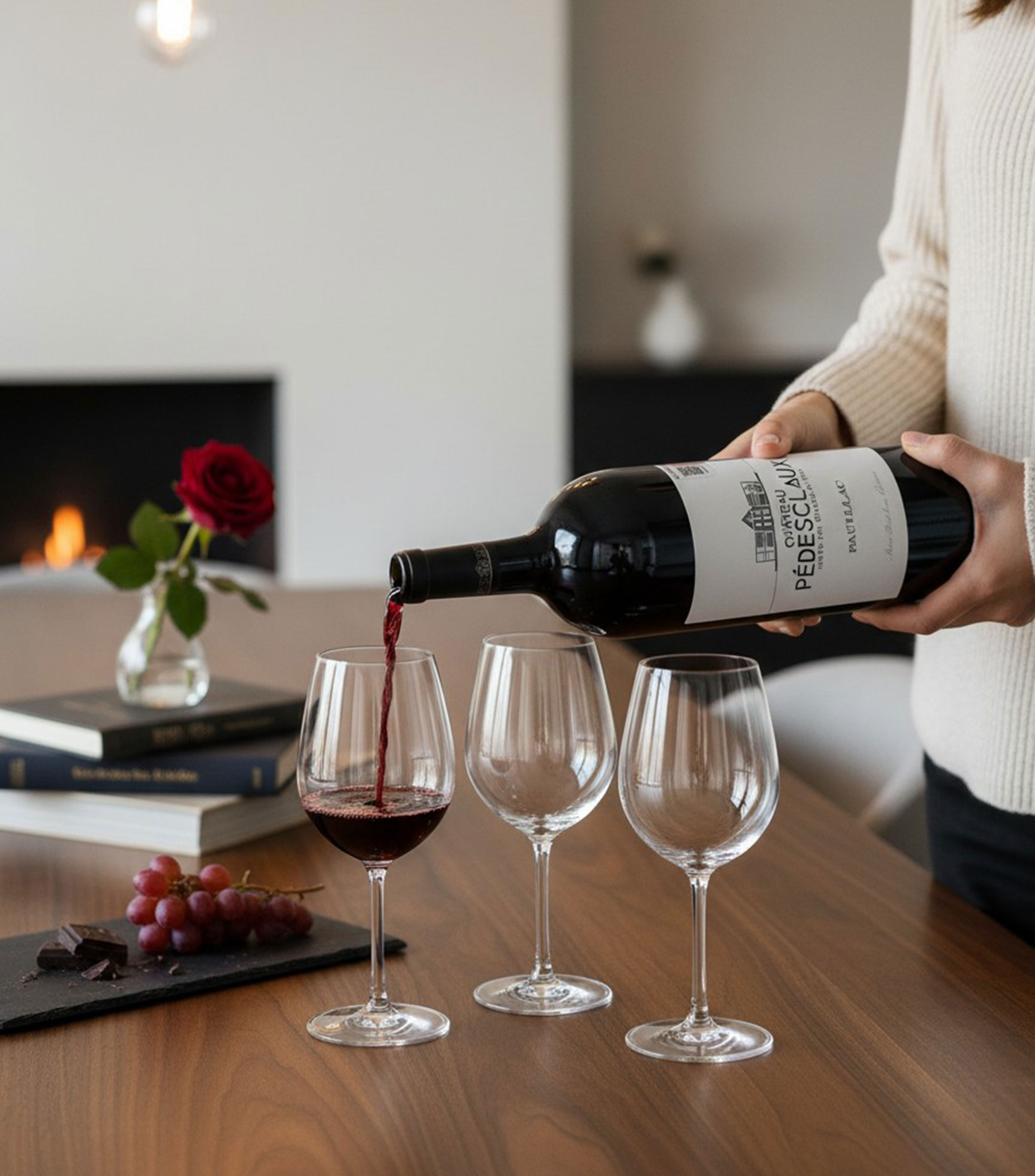 Vino tinto ensamble Château Pédesclaux Francia, 1.5 L