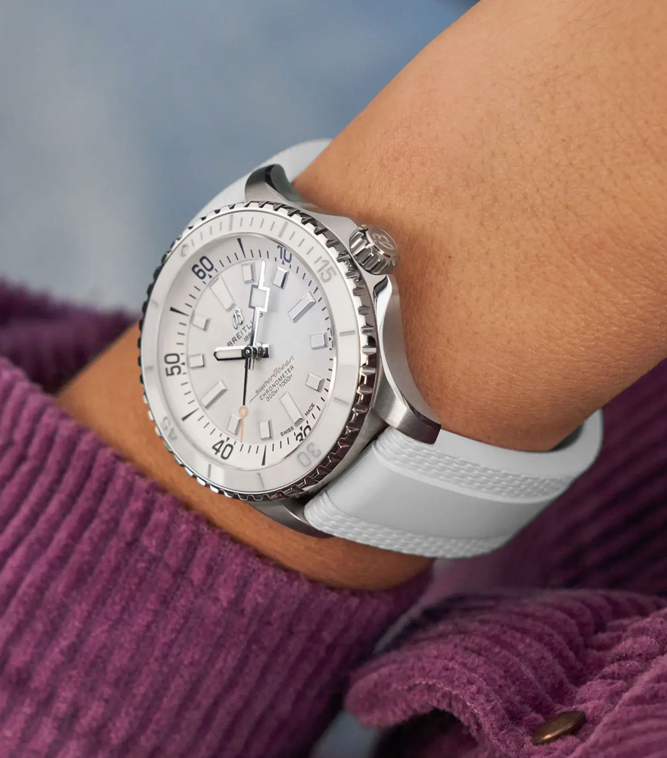 Reloj para Mujer Superocean Deportivo Blanco