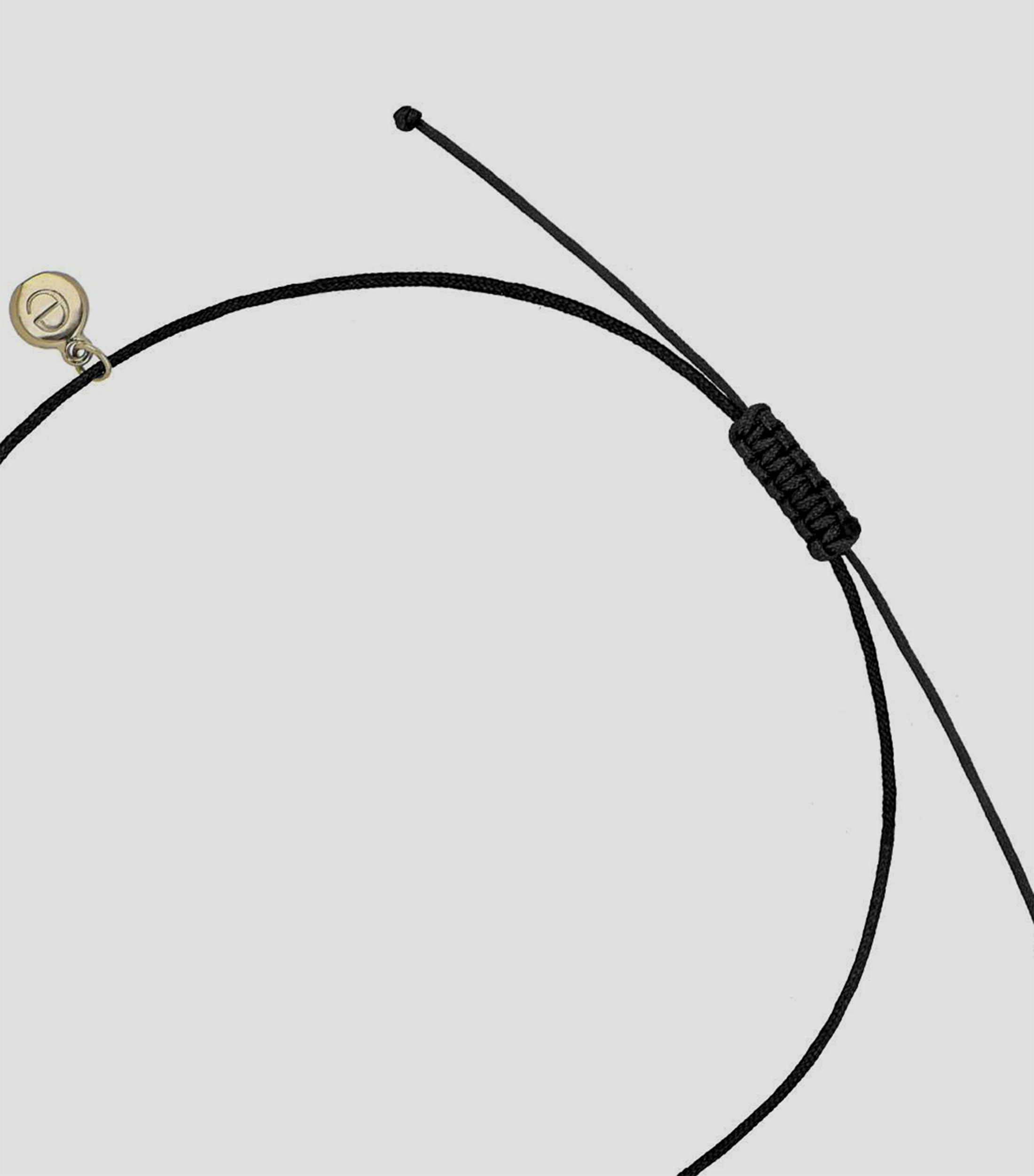 Pulsera negra con zafiro Mujer