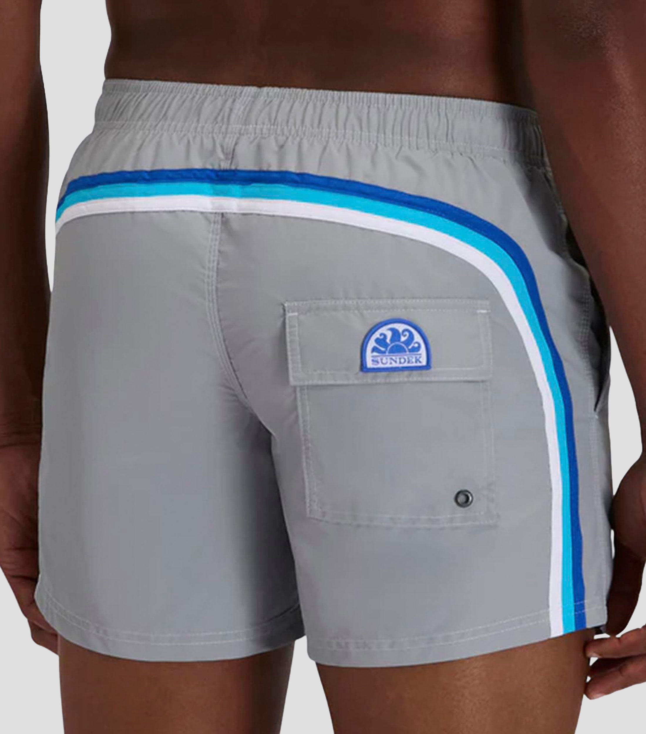 Traje de baño liso Hombre