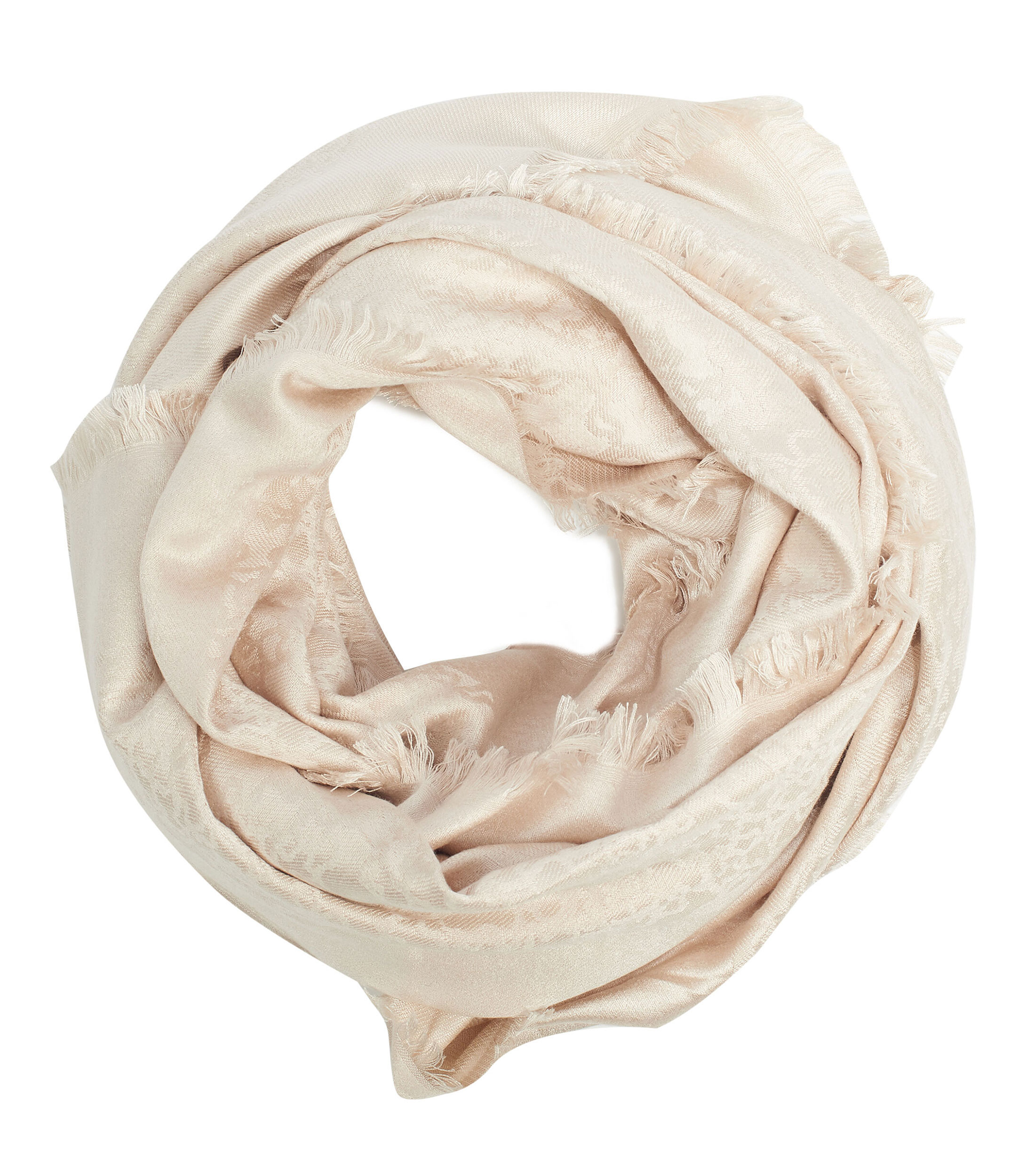 Foulard beige monogram Mujer