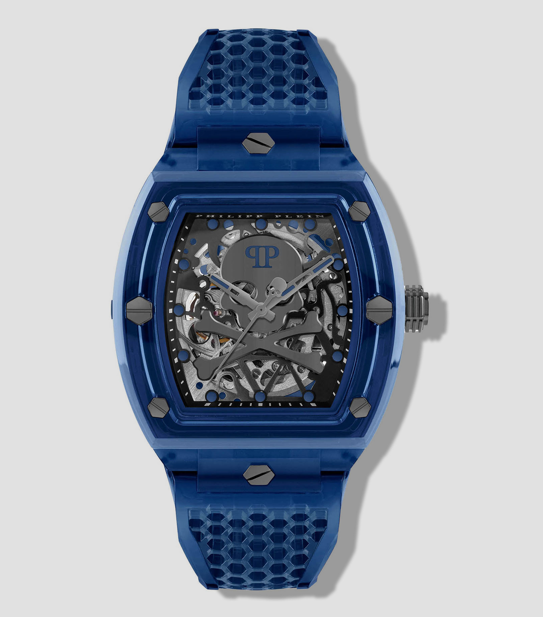 Reloj para Hombre The Skeleton Crystal Casual, Azul