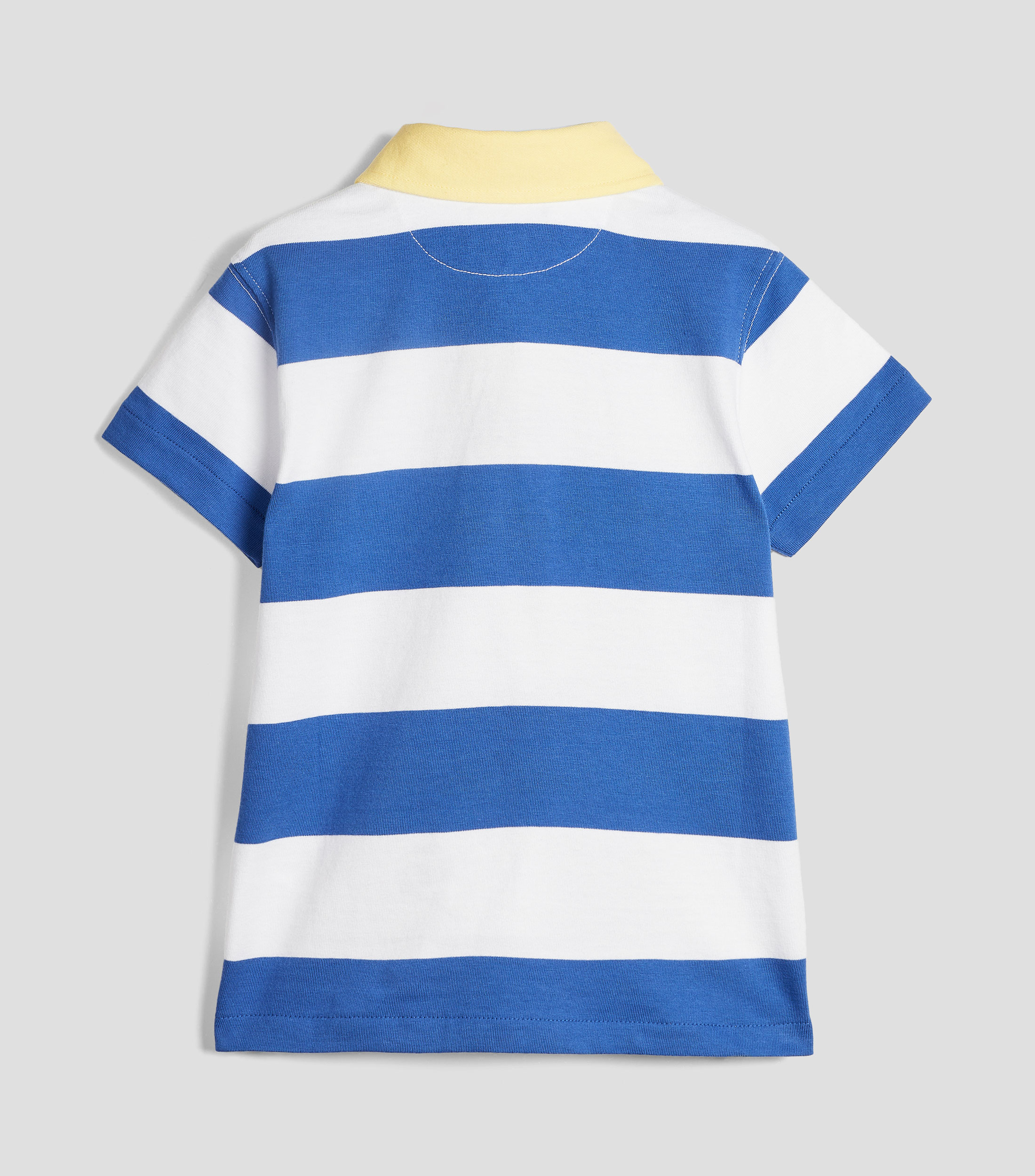 Playera polo manga corta rayas Bebé