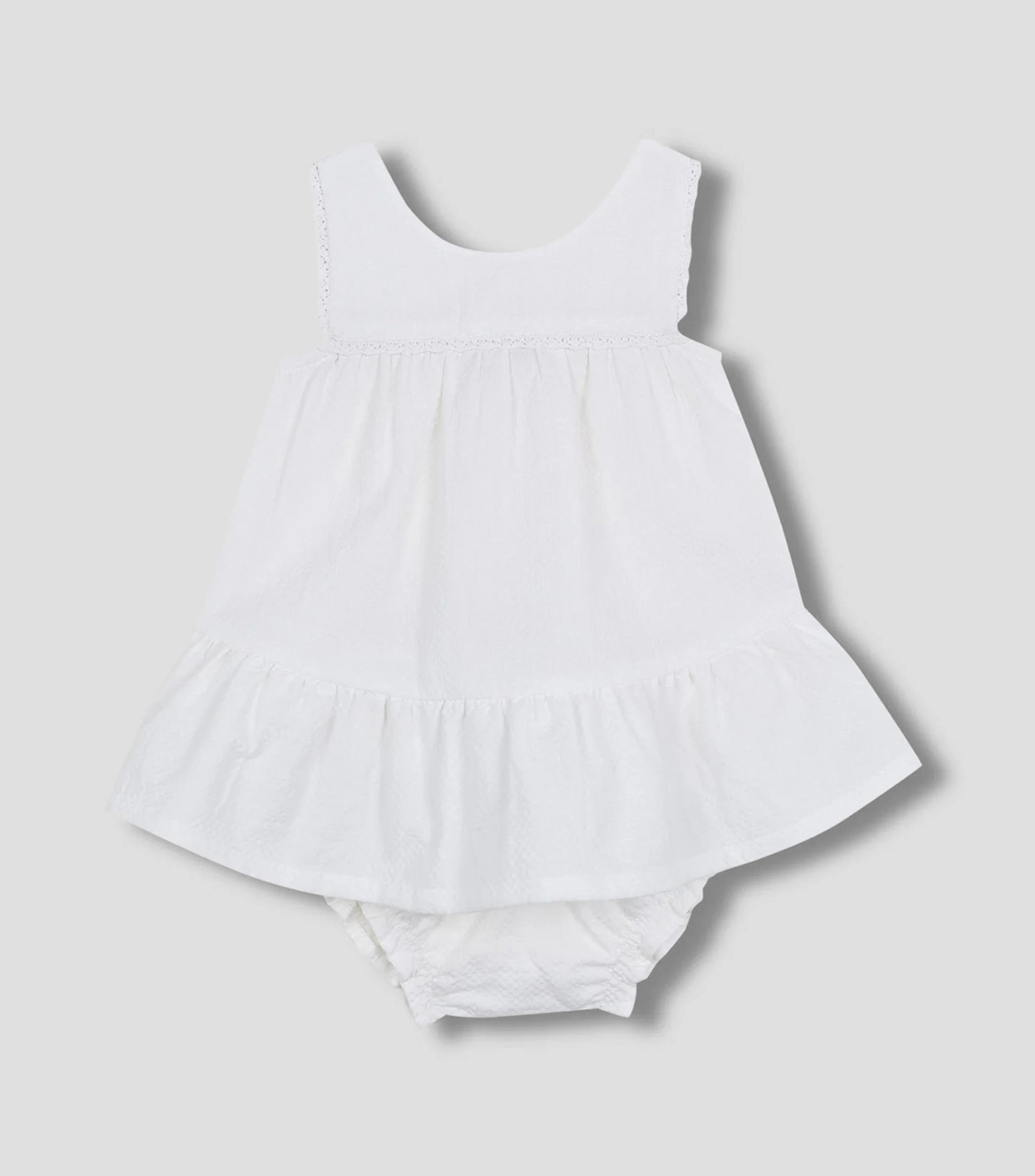 Vestido liso Bebé