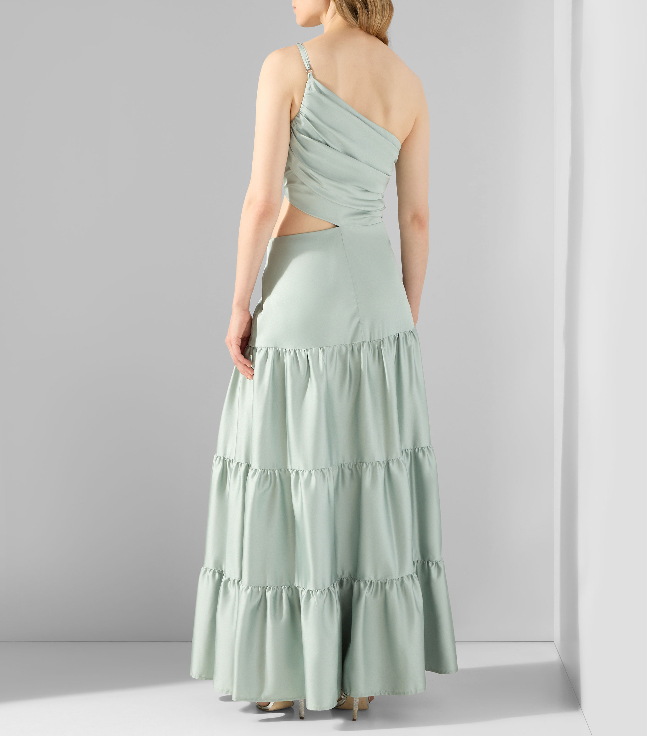 Vestido de fiesta largo liso Mujer