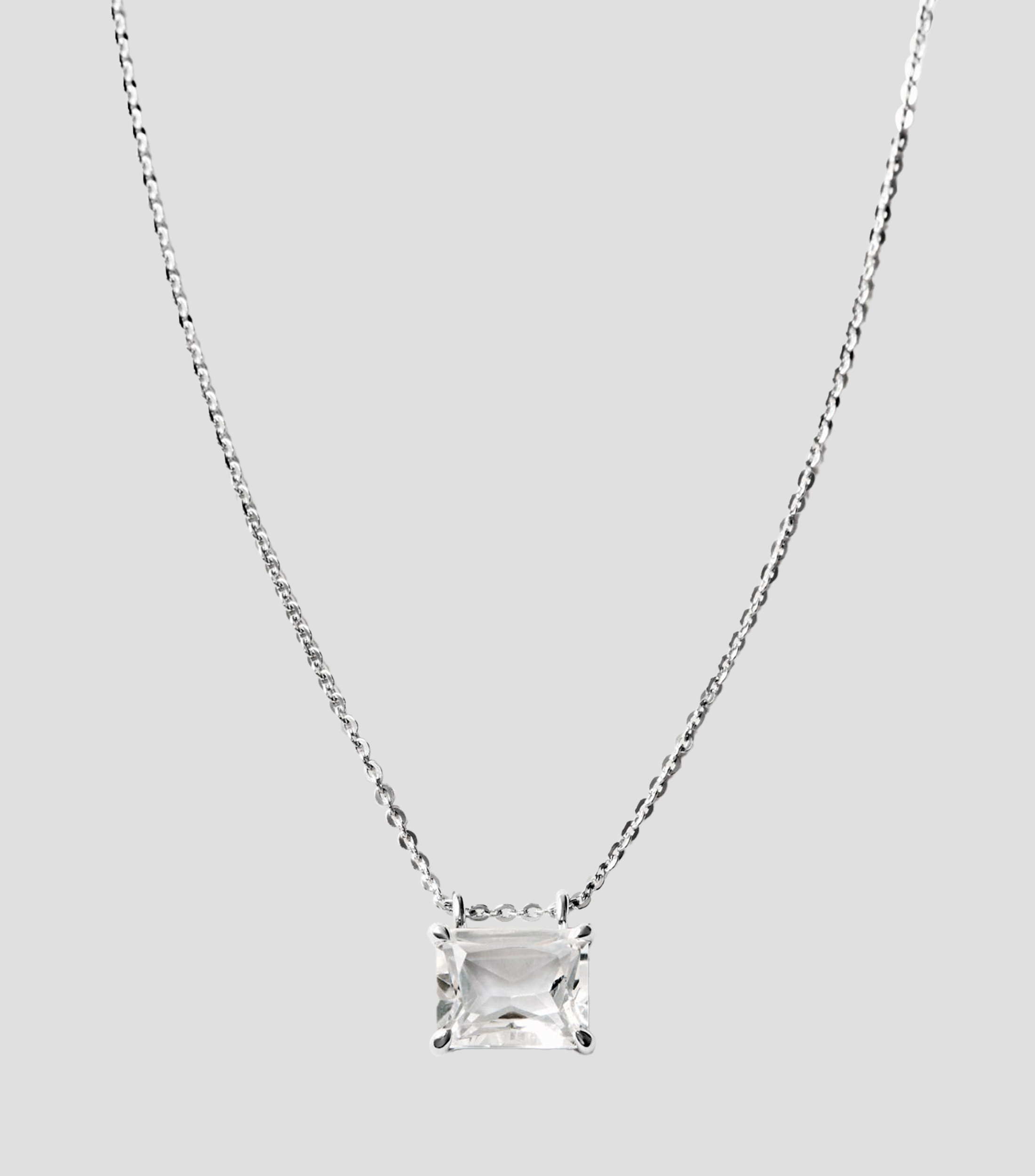 Collar en Plata .925 con cuarzo Mujer