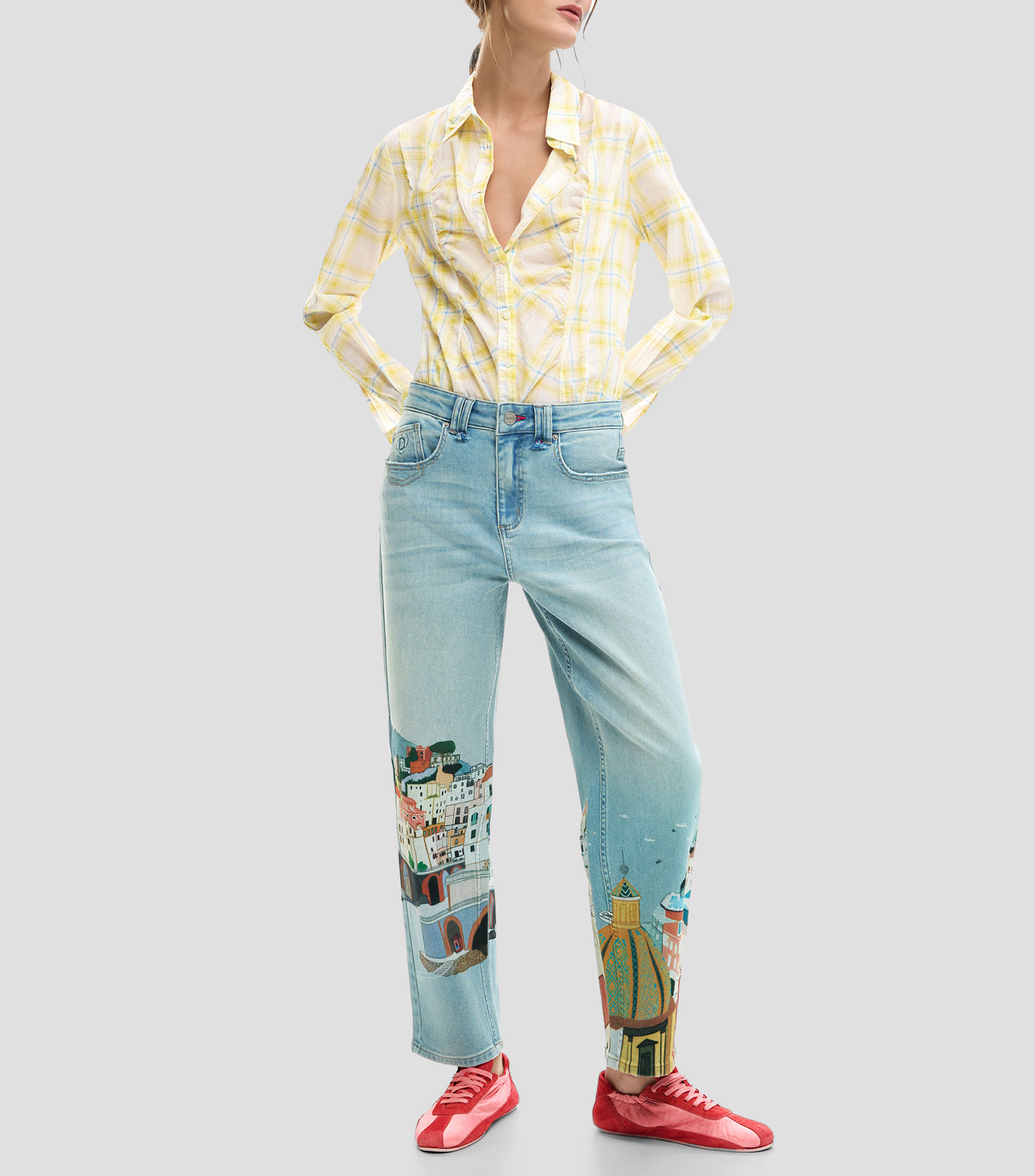 Jeans Amalfi Tapered Fit Mujer