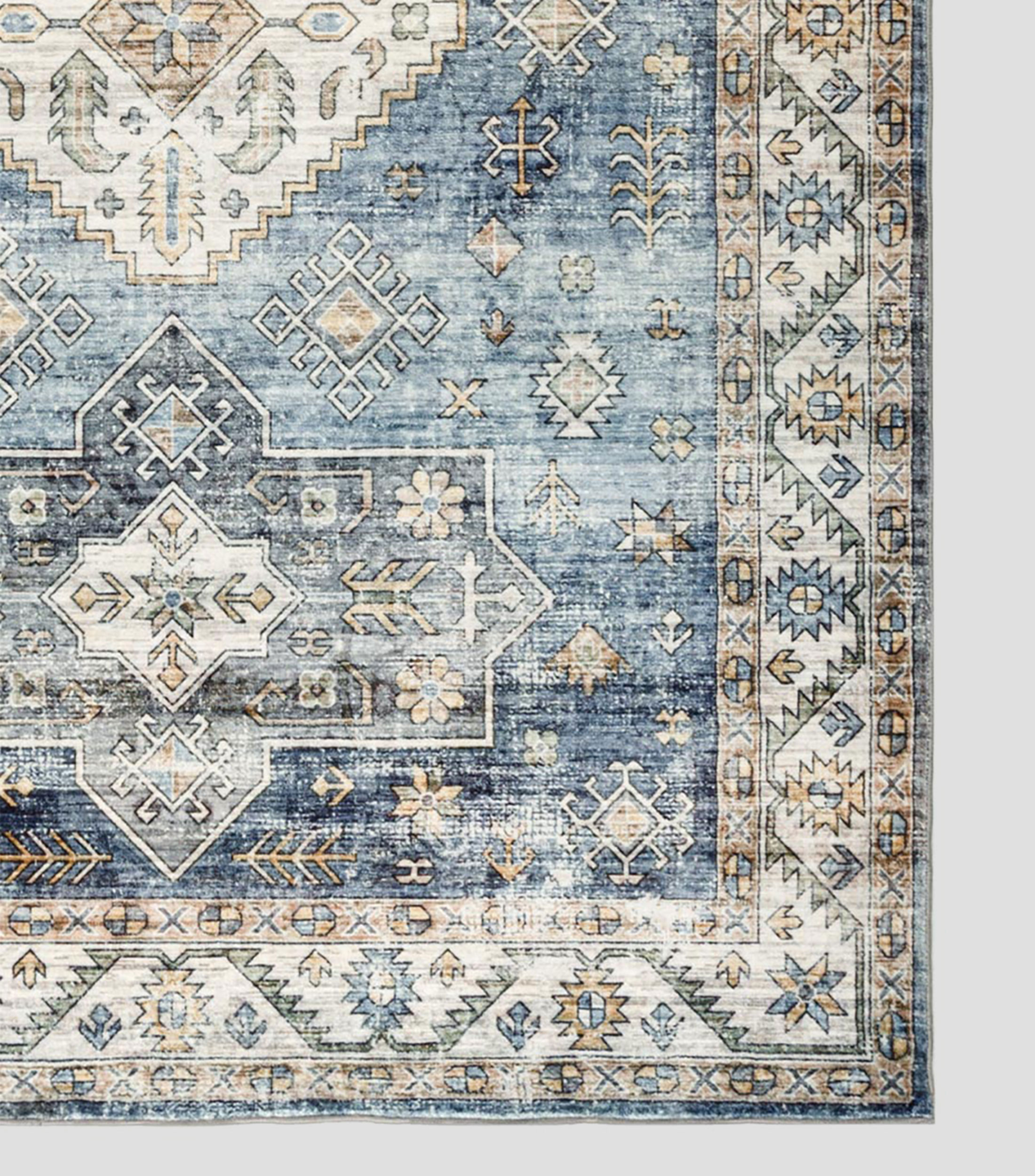 Tapete decorativo Fabella en poliéster 230 x 160 cm