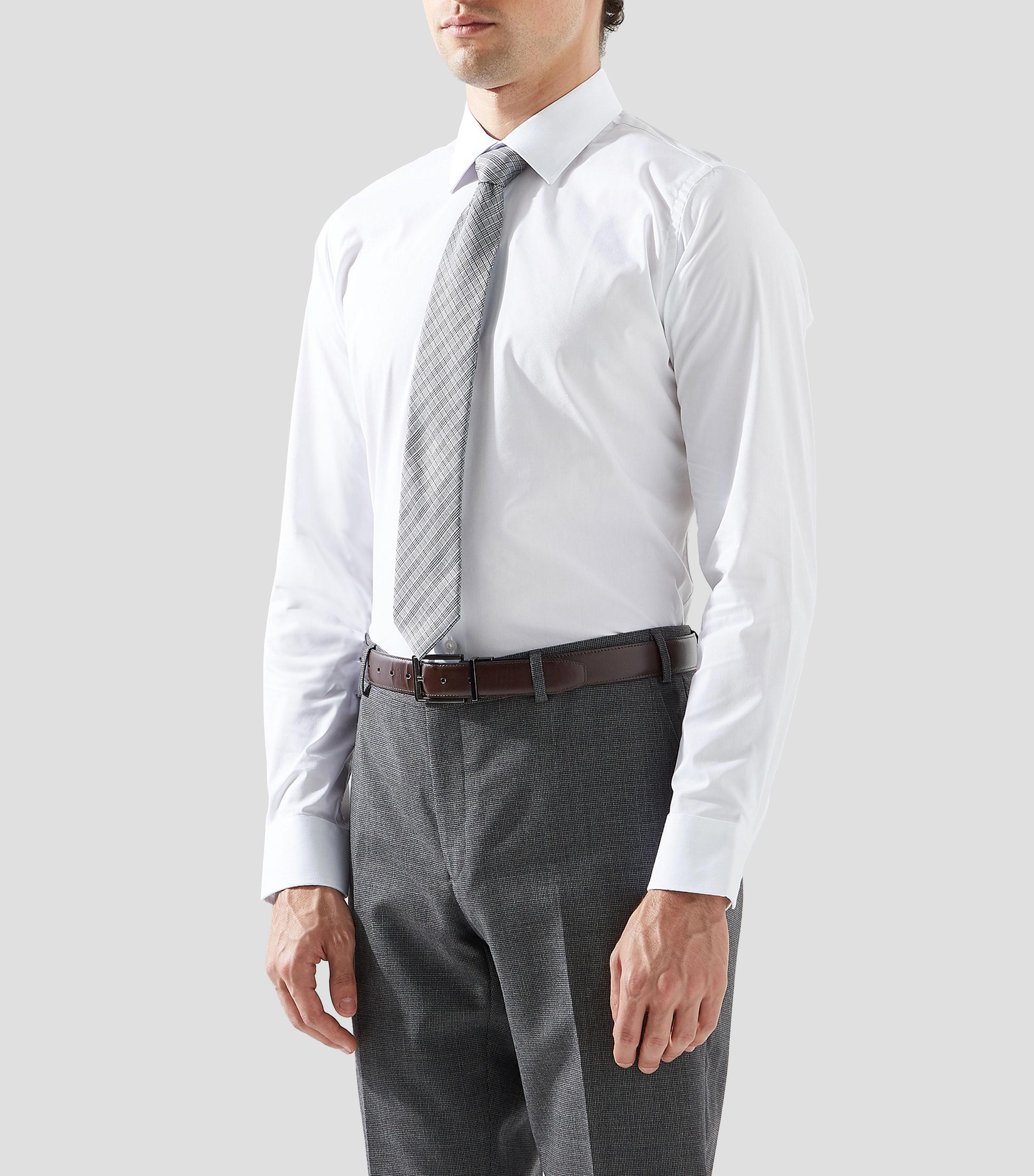 Camisa de vestir con manga larga Hombre