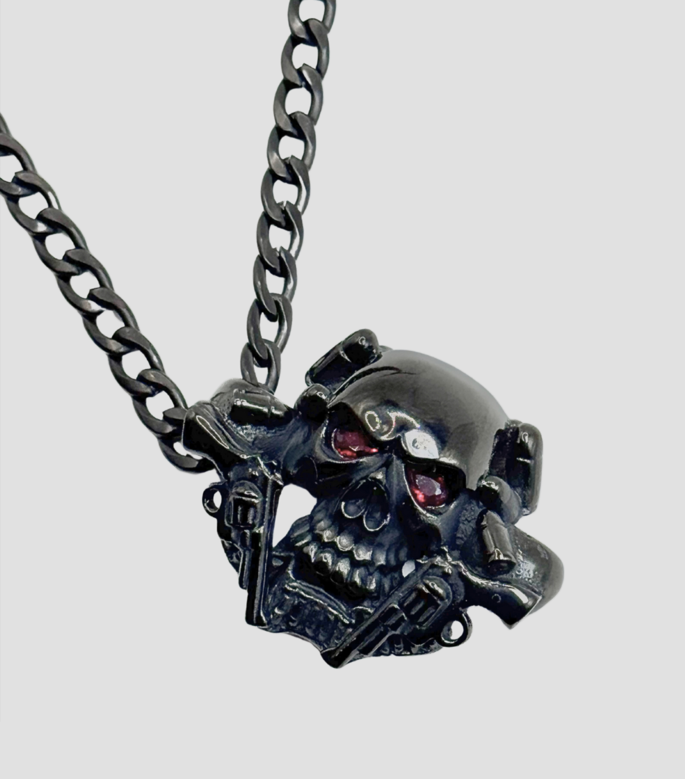 Collar Black Skull Unisex