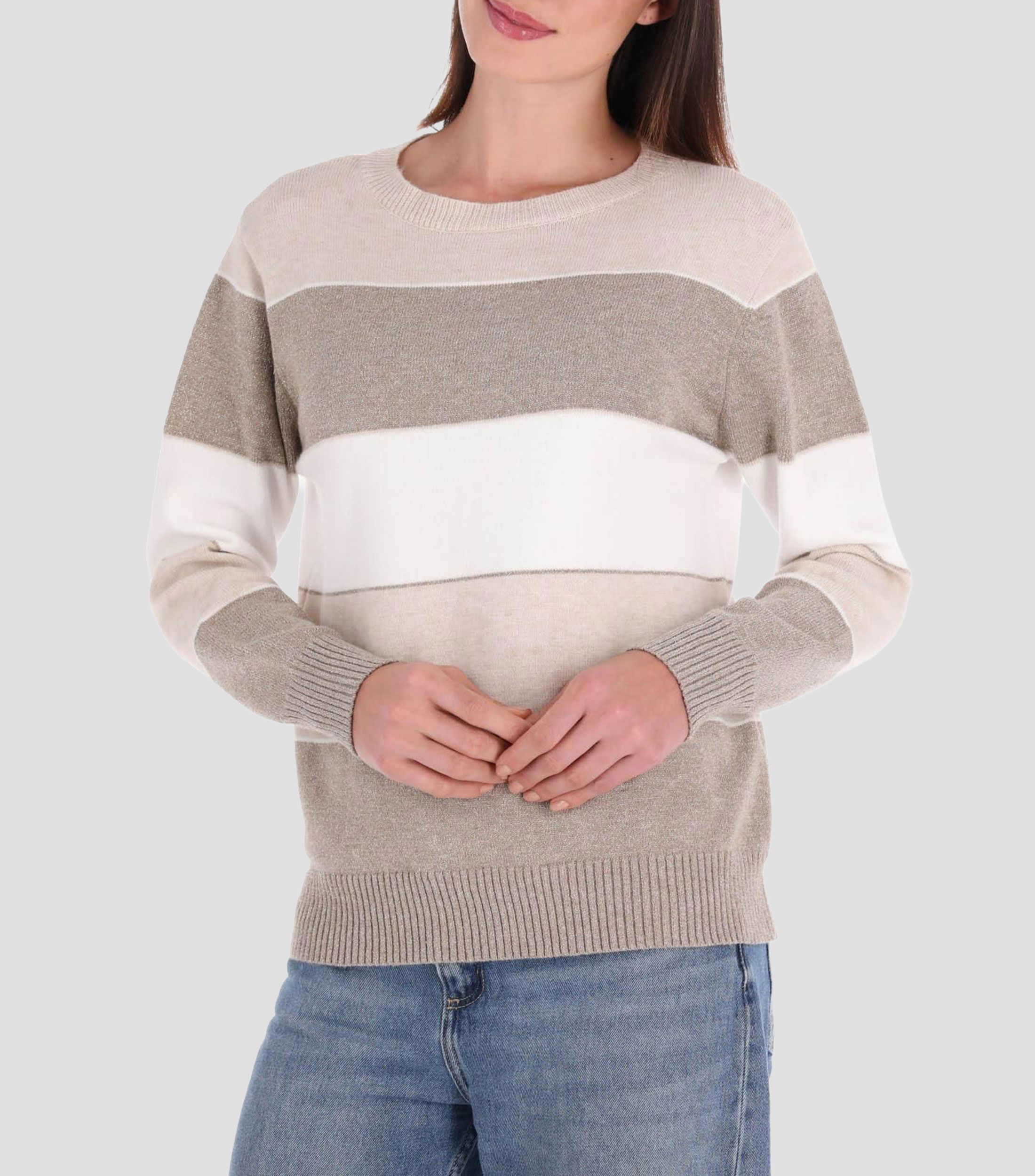 Suéter de cuello redondo Mujer