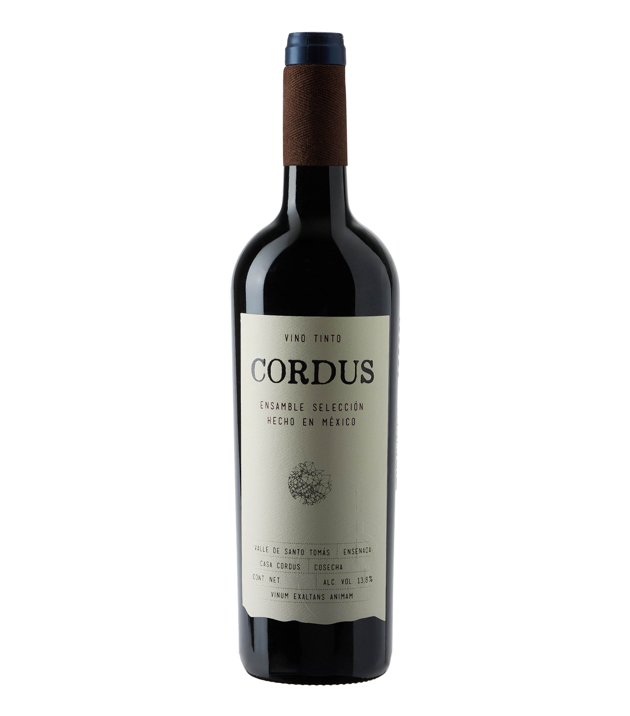 Vino Tinto Ensamble Cordus Selección, México, 750 ml